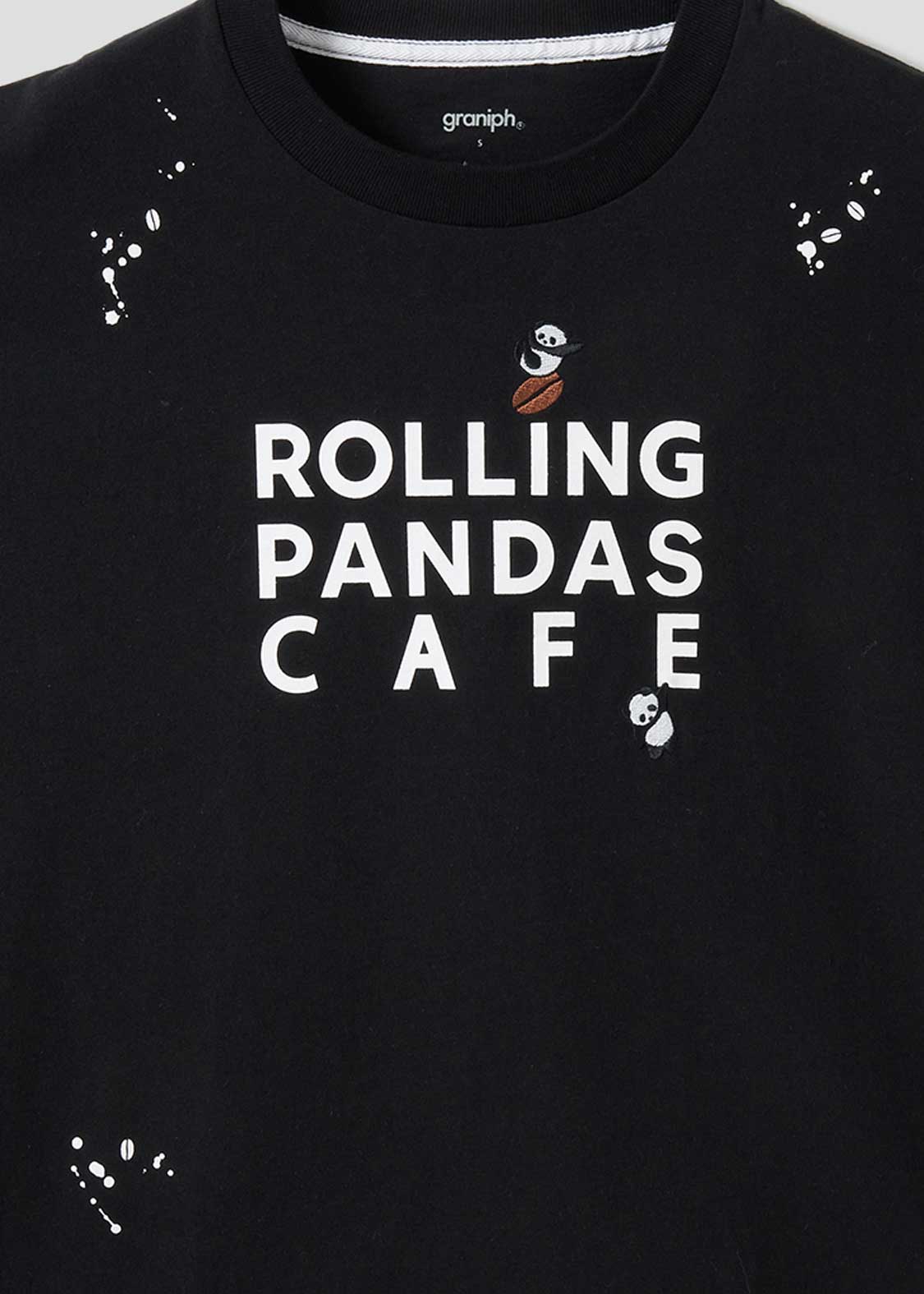 Big Silhouette Short Sleeve Tshirt (Rolling Pandas Cafe) - Image 4