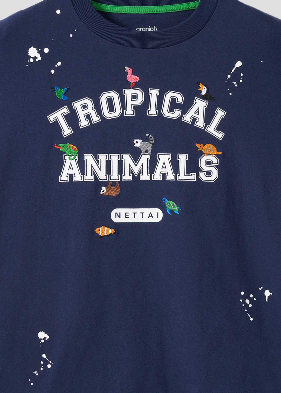 Big Silhouette Short Sleeve Tshirt (Tropical Animals) - Image 5
