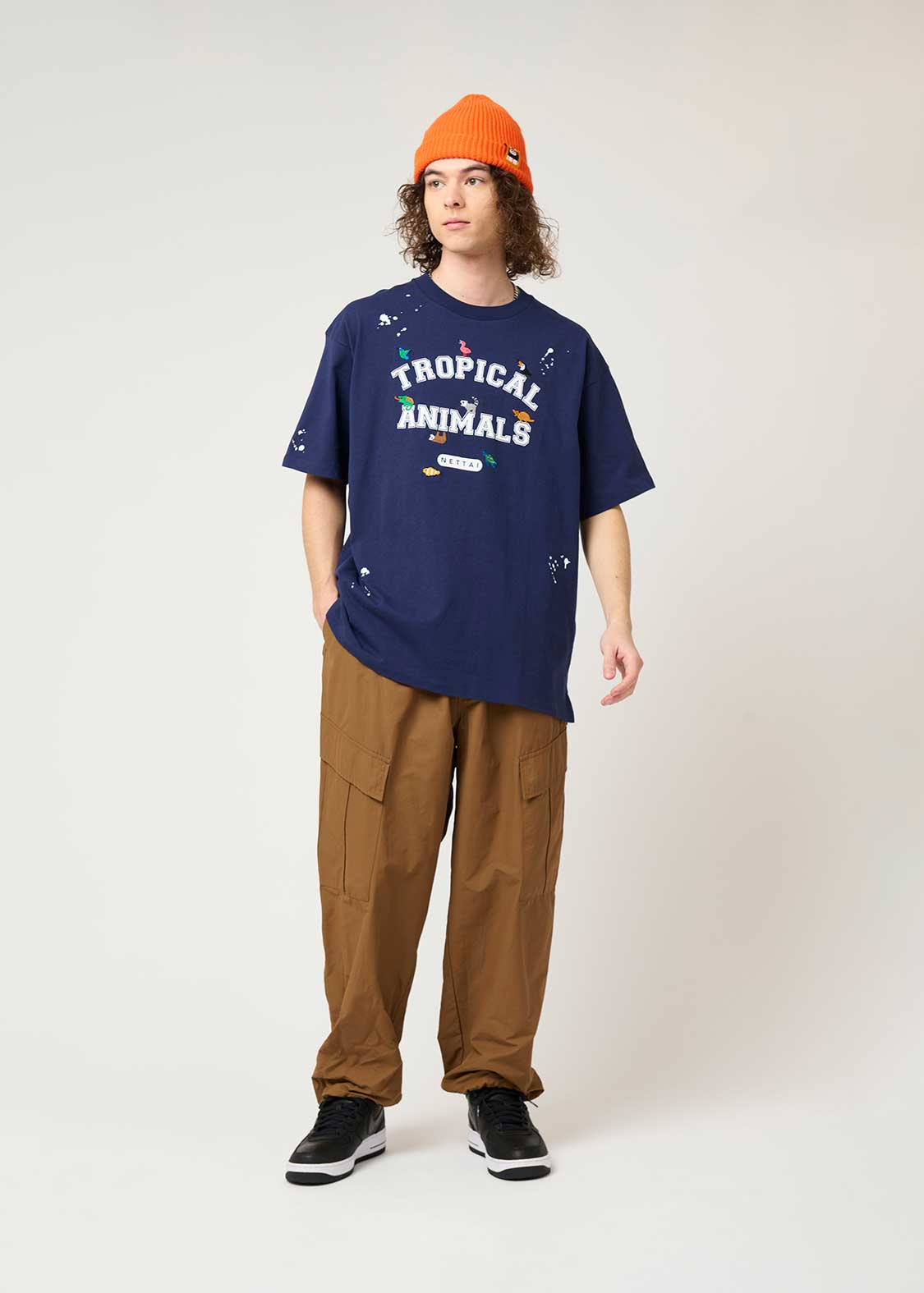 Big Silhouette Short Sleeve Tshirt (Tropical Animals) - Image 9