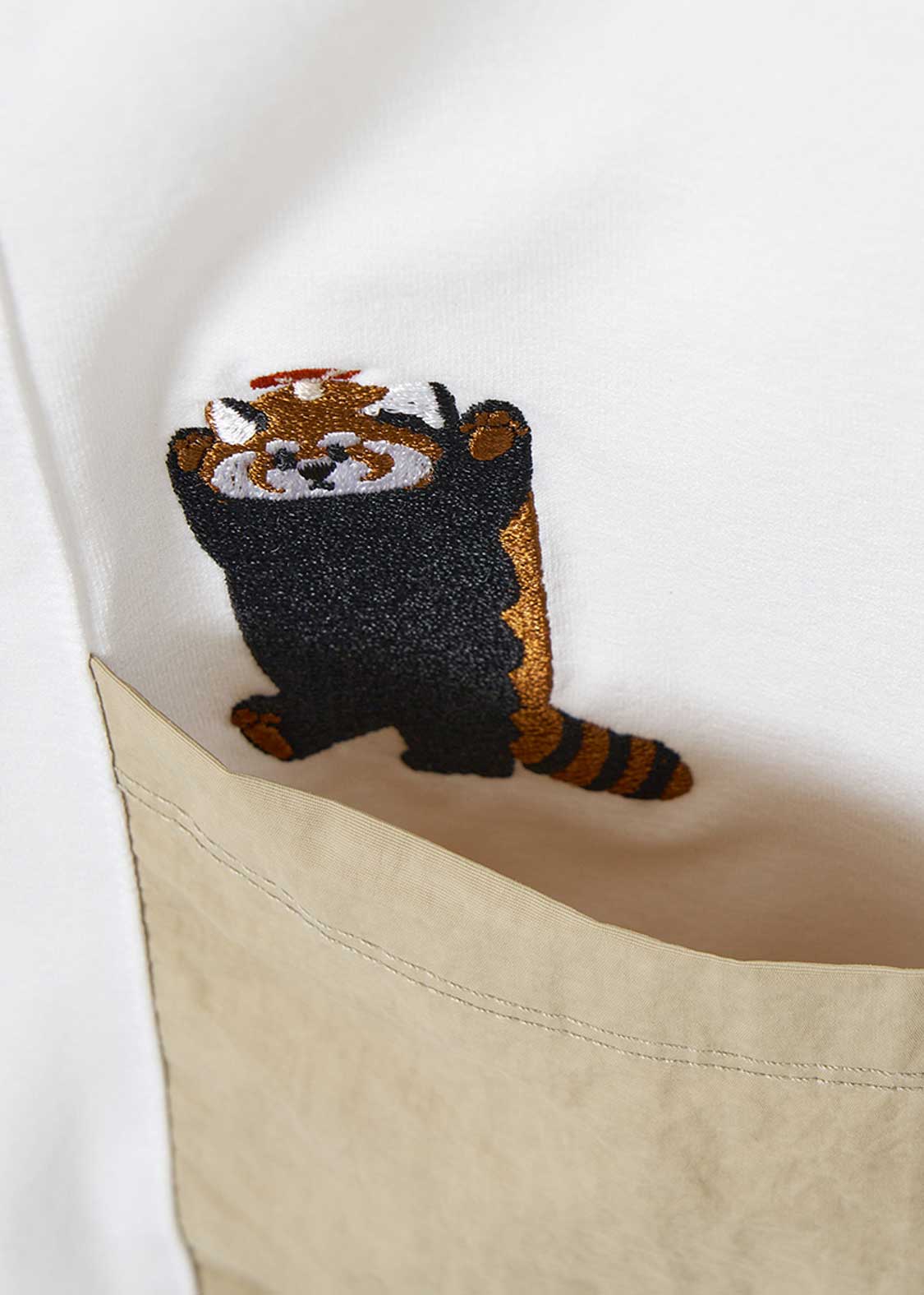 Side Pocket Big Silhouette Short Sleeve Tshirt  (Ikaku Nanikore) - Image 5