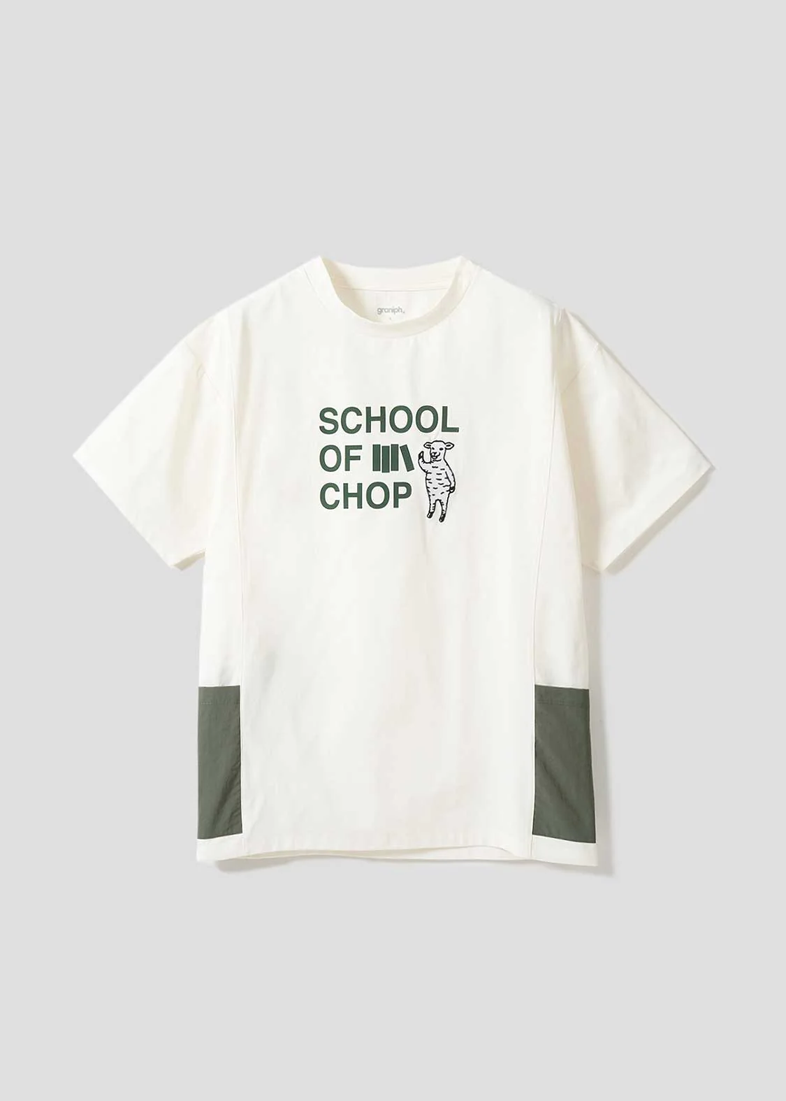 Side Pocket Big Silhouette Short Sleeve Tshirt  (School of Chop)