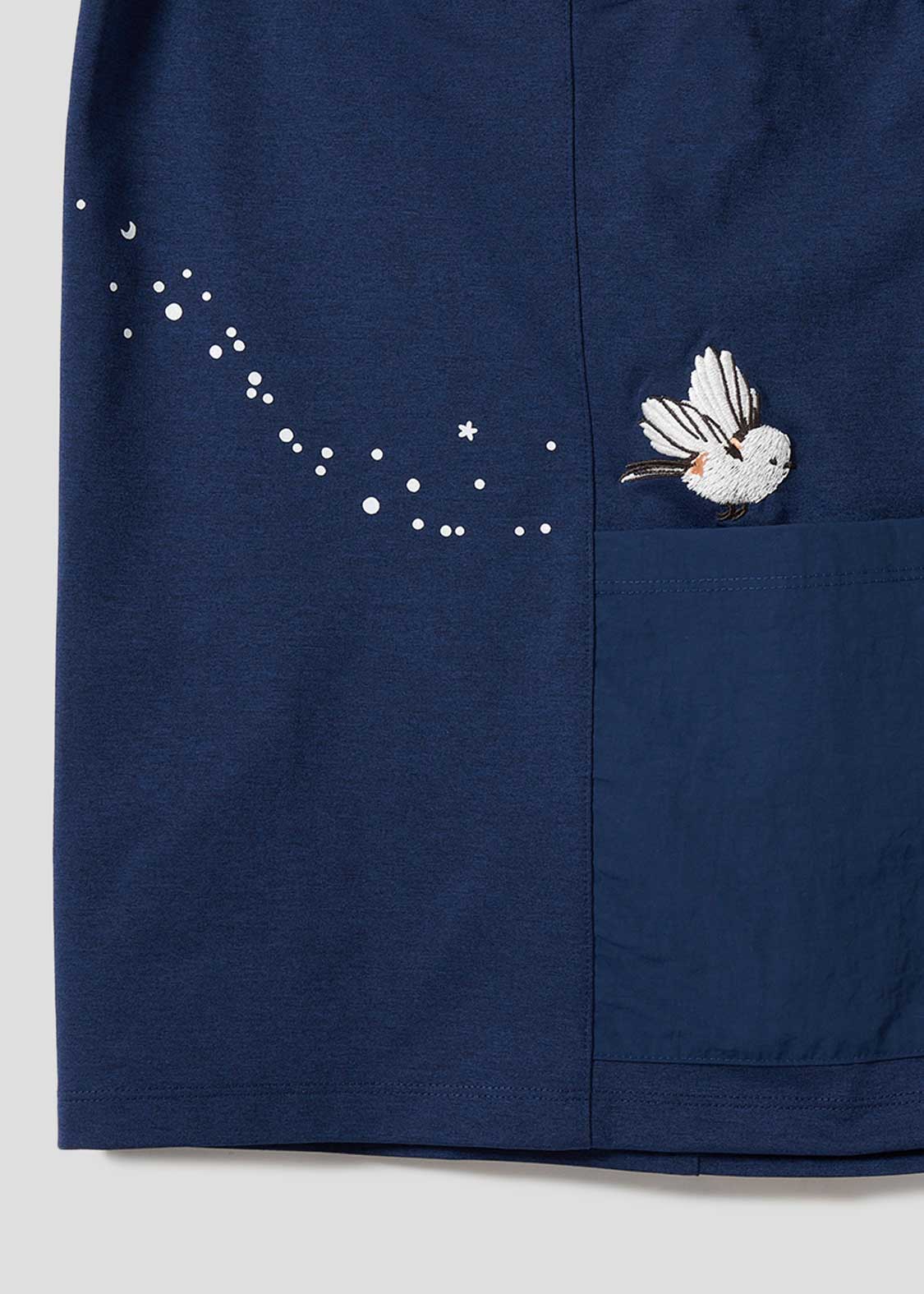 Side Pocket Big Silhouette Short Sleeve Tshirt  (Shimaenaga) - Image 6