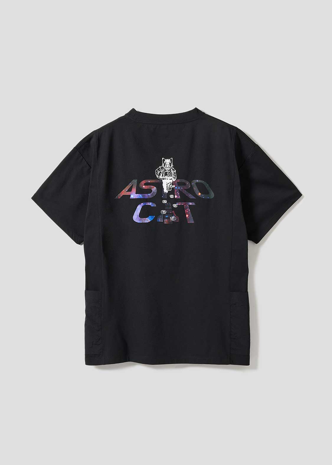 Side Pocket Big Silhouette Short Sleeve Tshirt  (ASTRO CAT) - Image 3