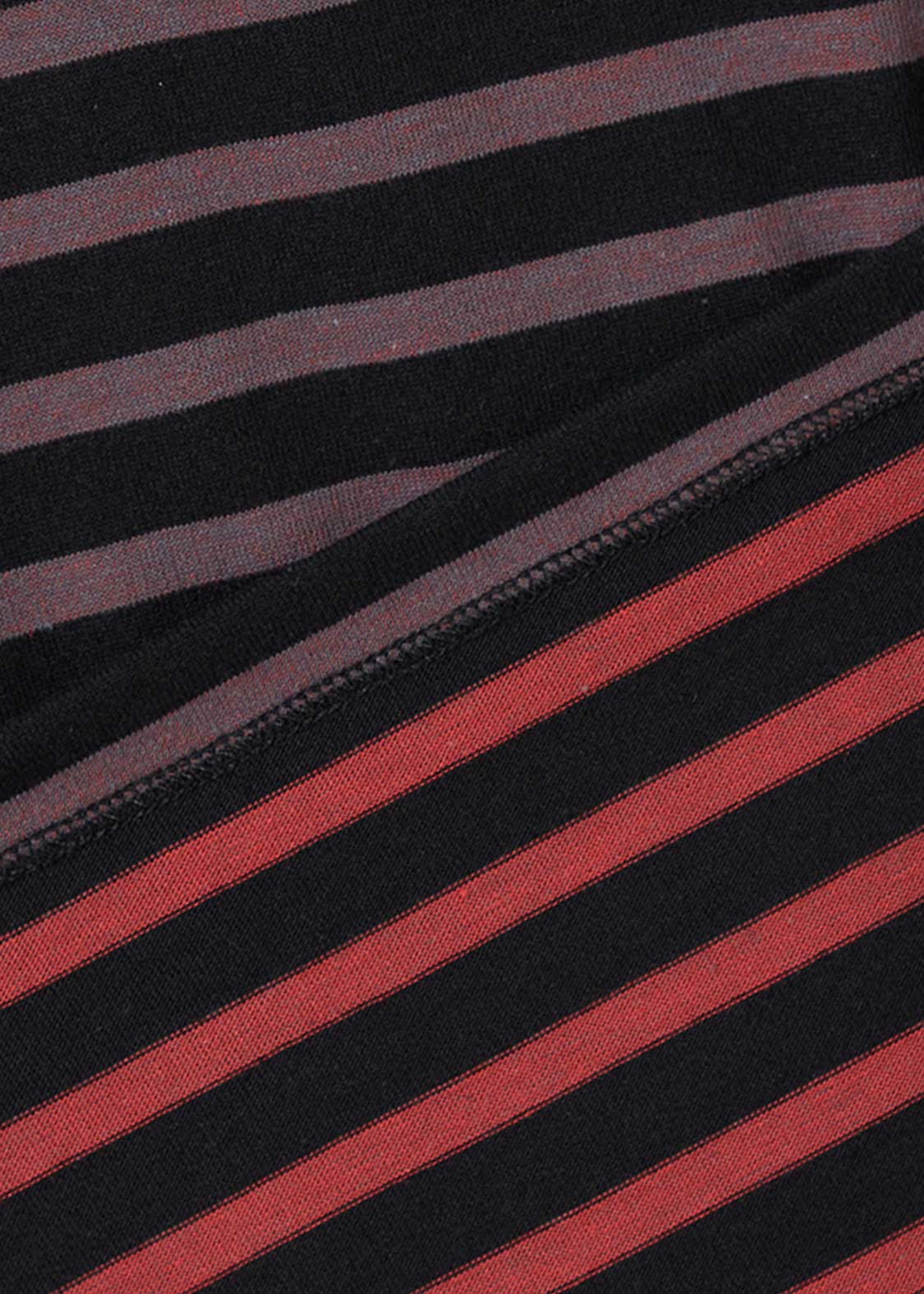 Double Face Stripe Tee (THE FOUR CATS Face) - Image 6