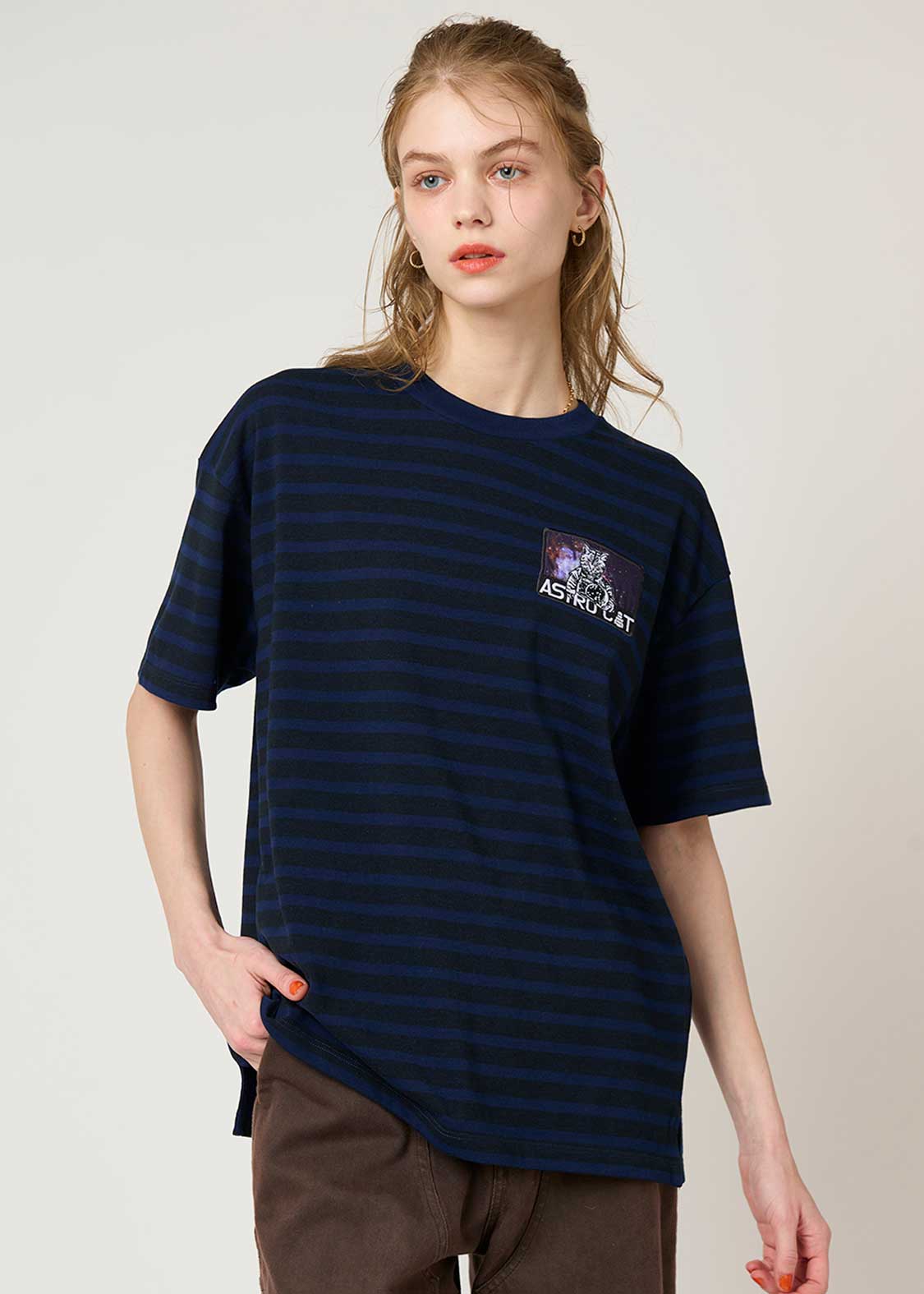 Double Face Stripe Tee (ASTRO CAT) - Image 10