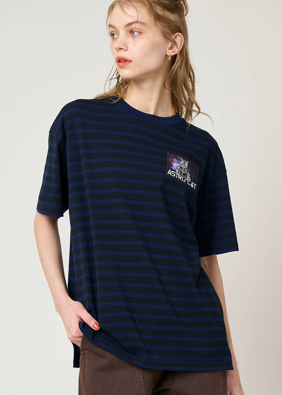 Double Face Stripe Tee (ASTRO CAT) - Image 7
