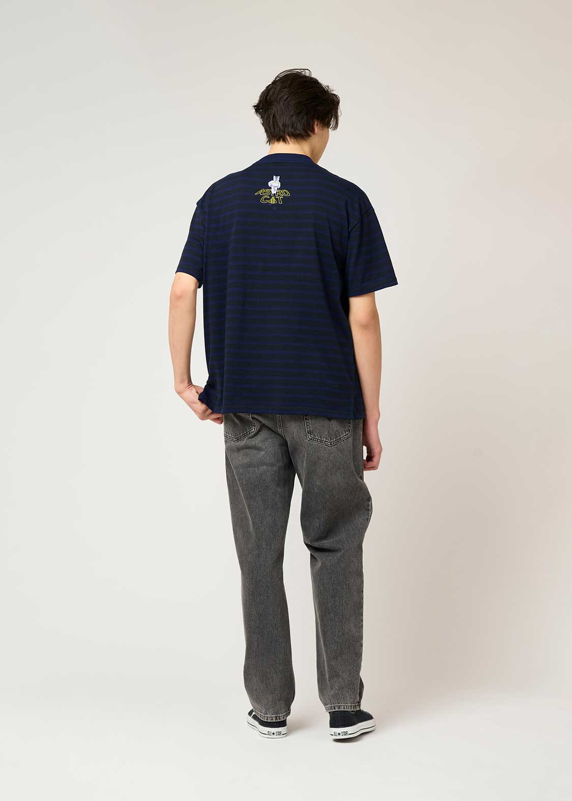 Double Face Stripe Tee (ASTRO CAT) - Image 9