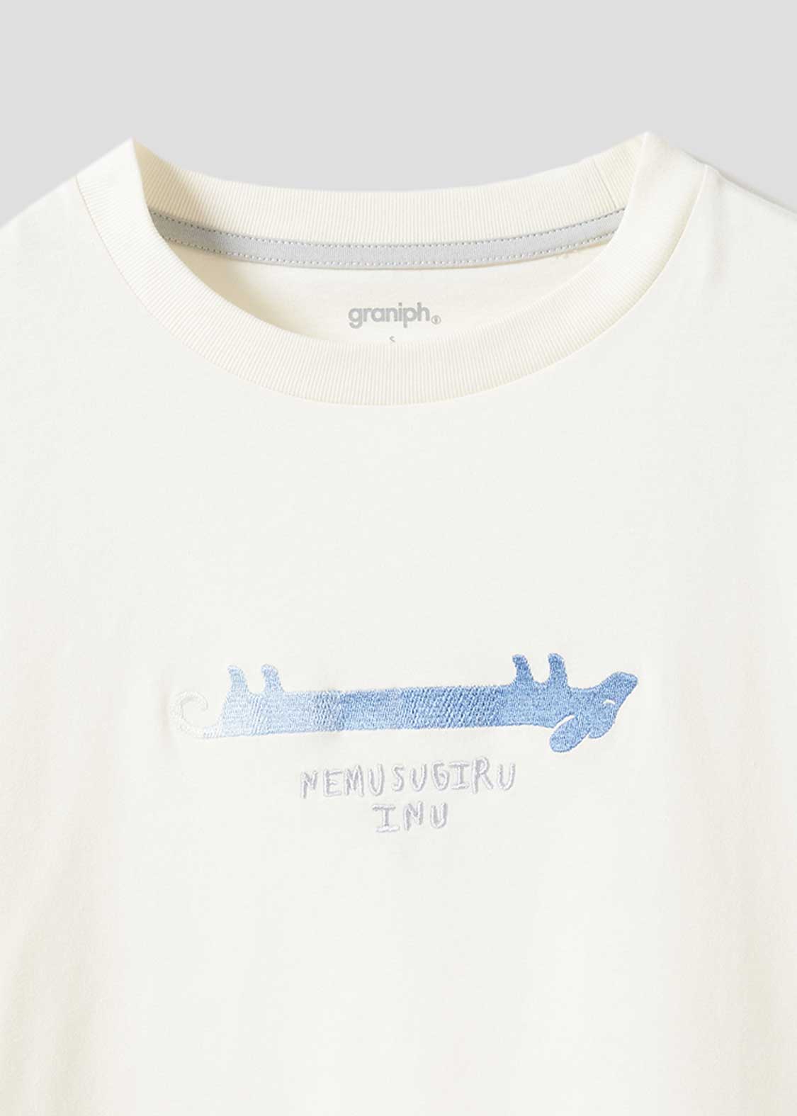 Layered Big Silhouette Short Sleeve Tshirt (Nemusugiru Inu) - Image 4