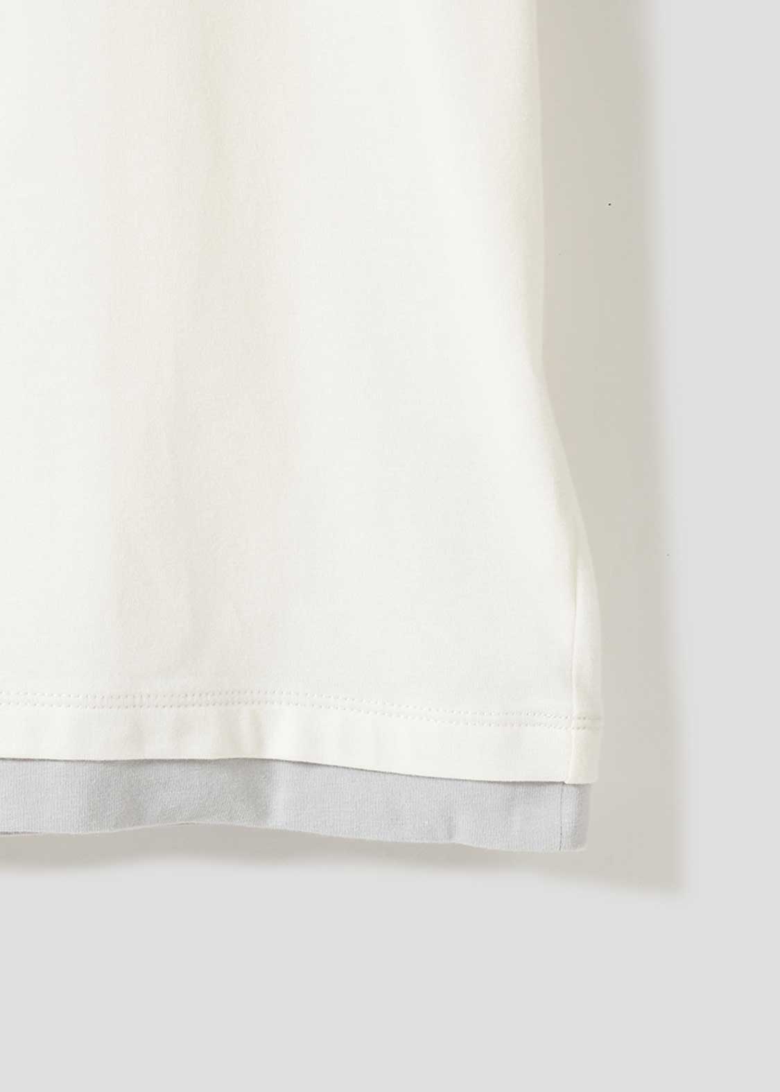 Layered Big Silhouette Short Sleeve Tshirt (Nemusugiru Inu) - Image 6