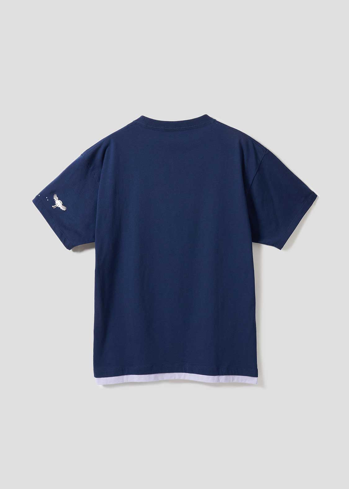 Layered Big Silhouette Short Sleeve Tshirt (Shimaenaga) - Image 3