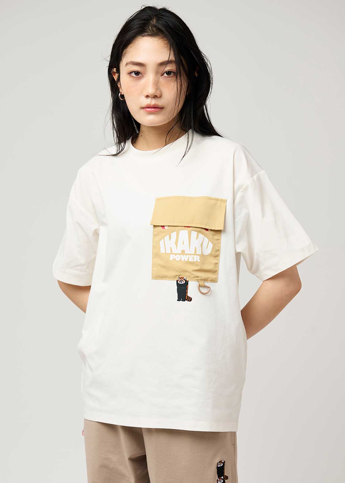 Big Pocket Big Silhouette Dry Short Sleeve Tshirt (Ikaku Power) - Image 10
