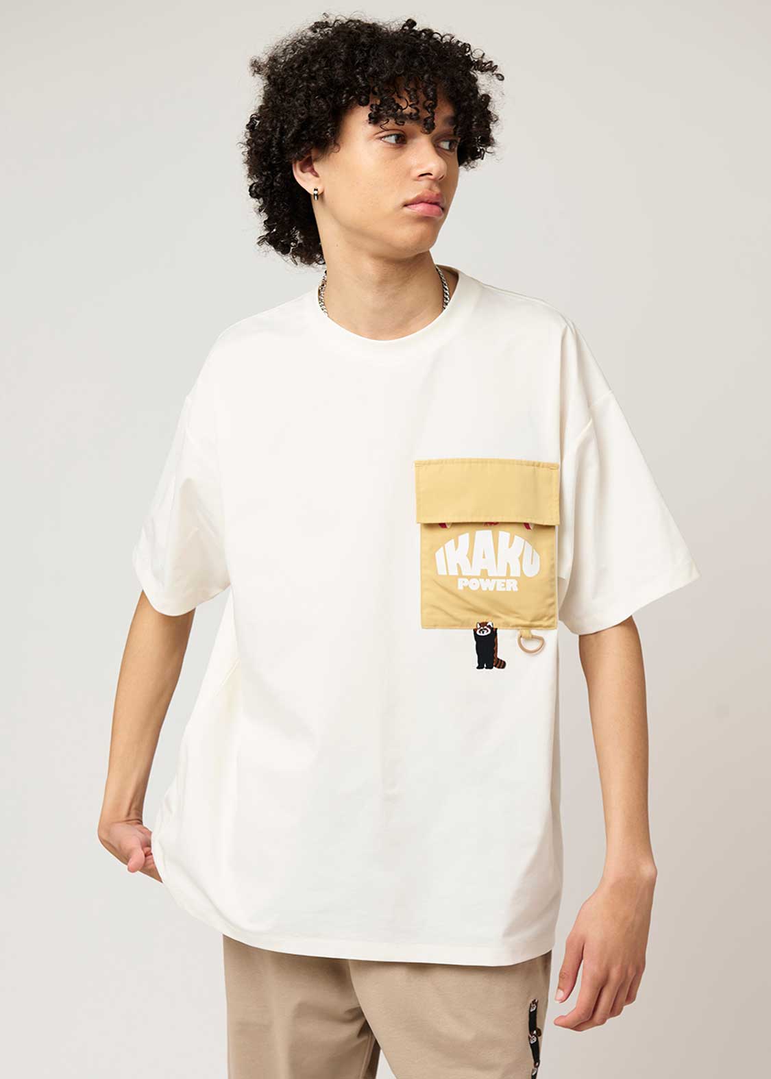 Big Pocket Big Silhouette Dry Short Sleeve Tshirt (Ikaku Power) - Image 8