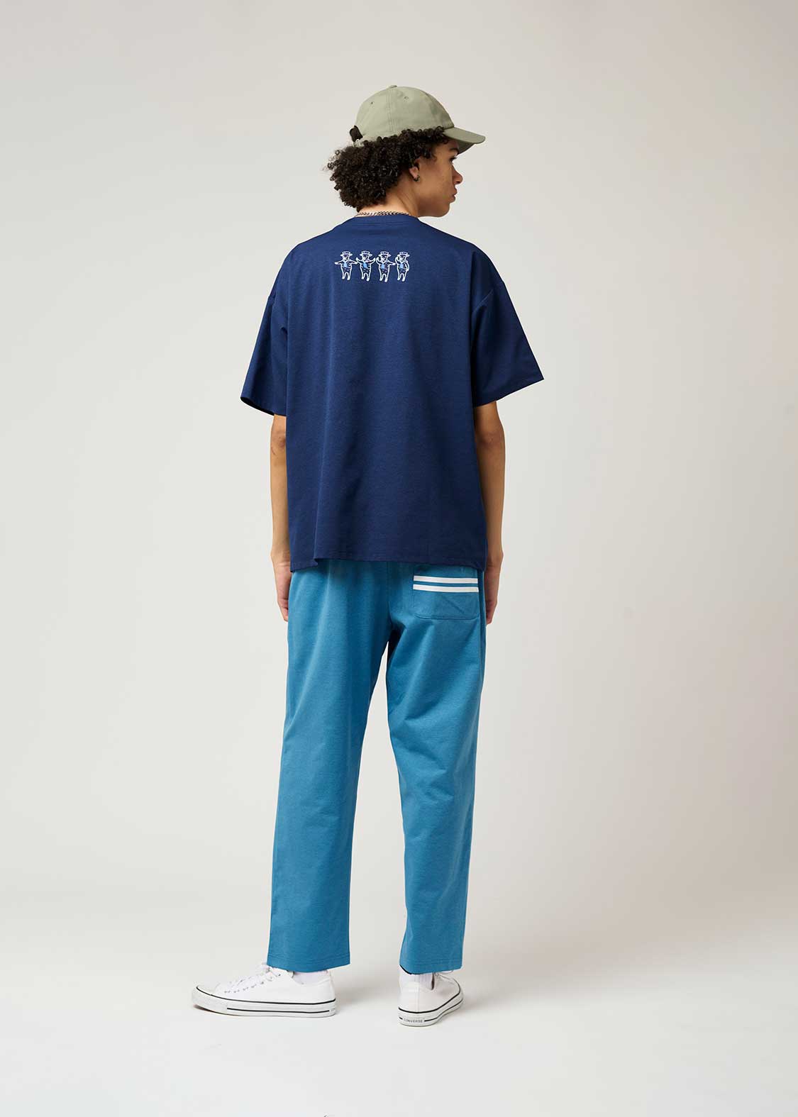 Big Pocket Big Silhouette Dry Short Sleeve Tshirt (Lamb Chop Marine) - Image 9