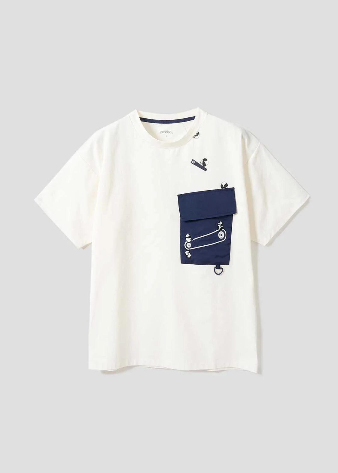 Big Pocket Big Silhouette Dry Short Sleeve Tshirt (Rolling Pandas Factory)