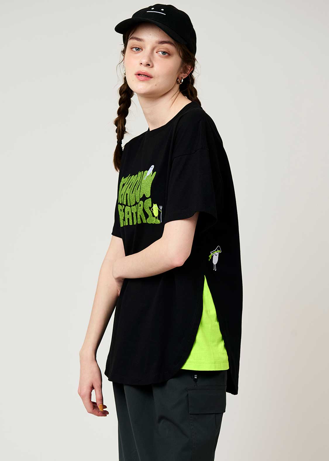 Side Gusset Short Sleeve Tee (Beautiful Shadow Creature) - Image 10