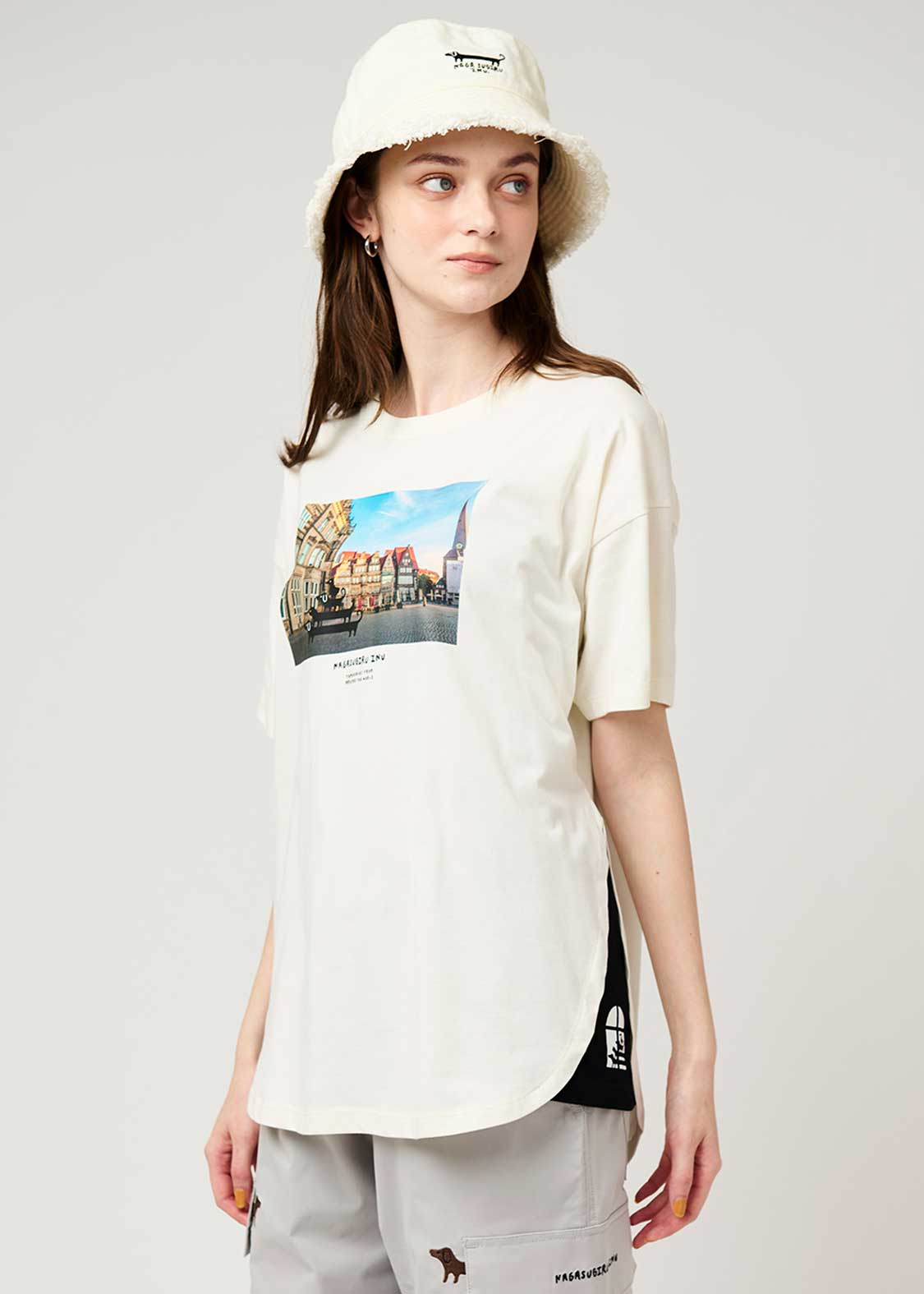 Side Gusset Short Sleeve Tee (Nagasugiru Inu Tomodachi from Another World) - Image 10