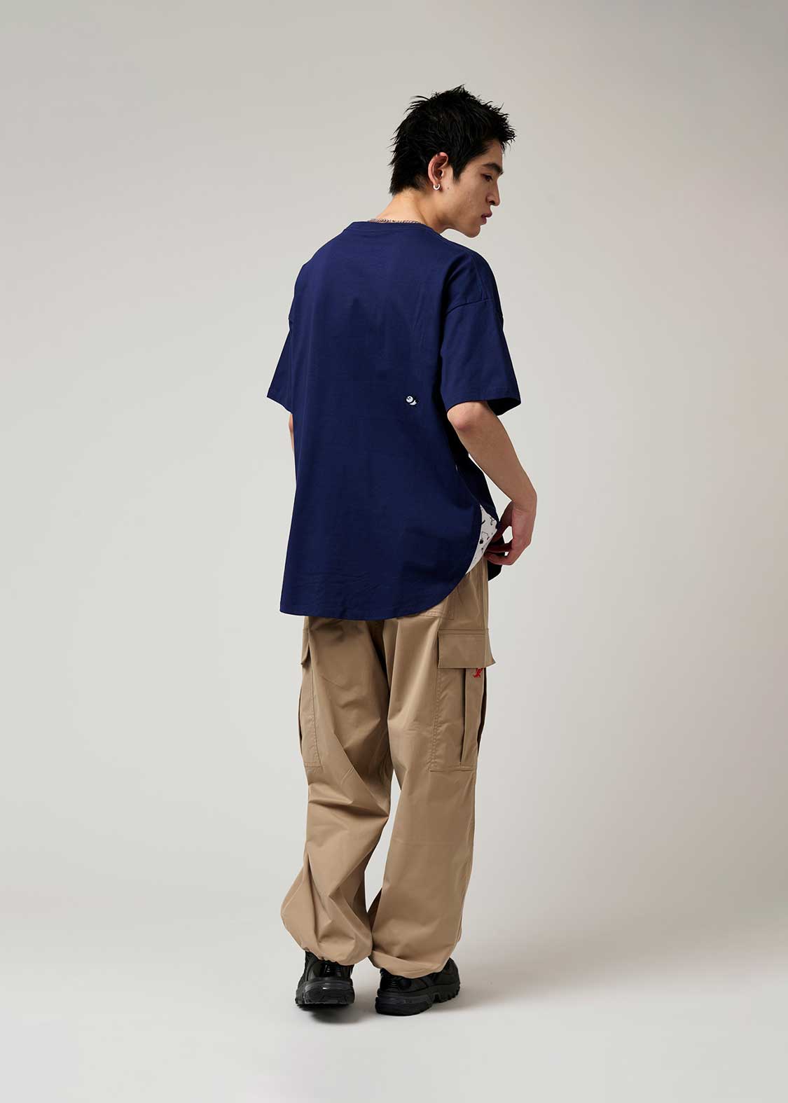 Side Gusset Short Sleeve Tee (Rolling Pandas Factory) - Image 9