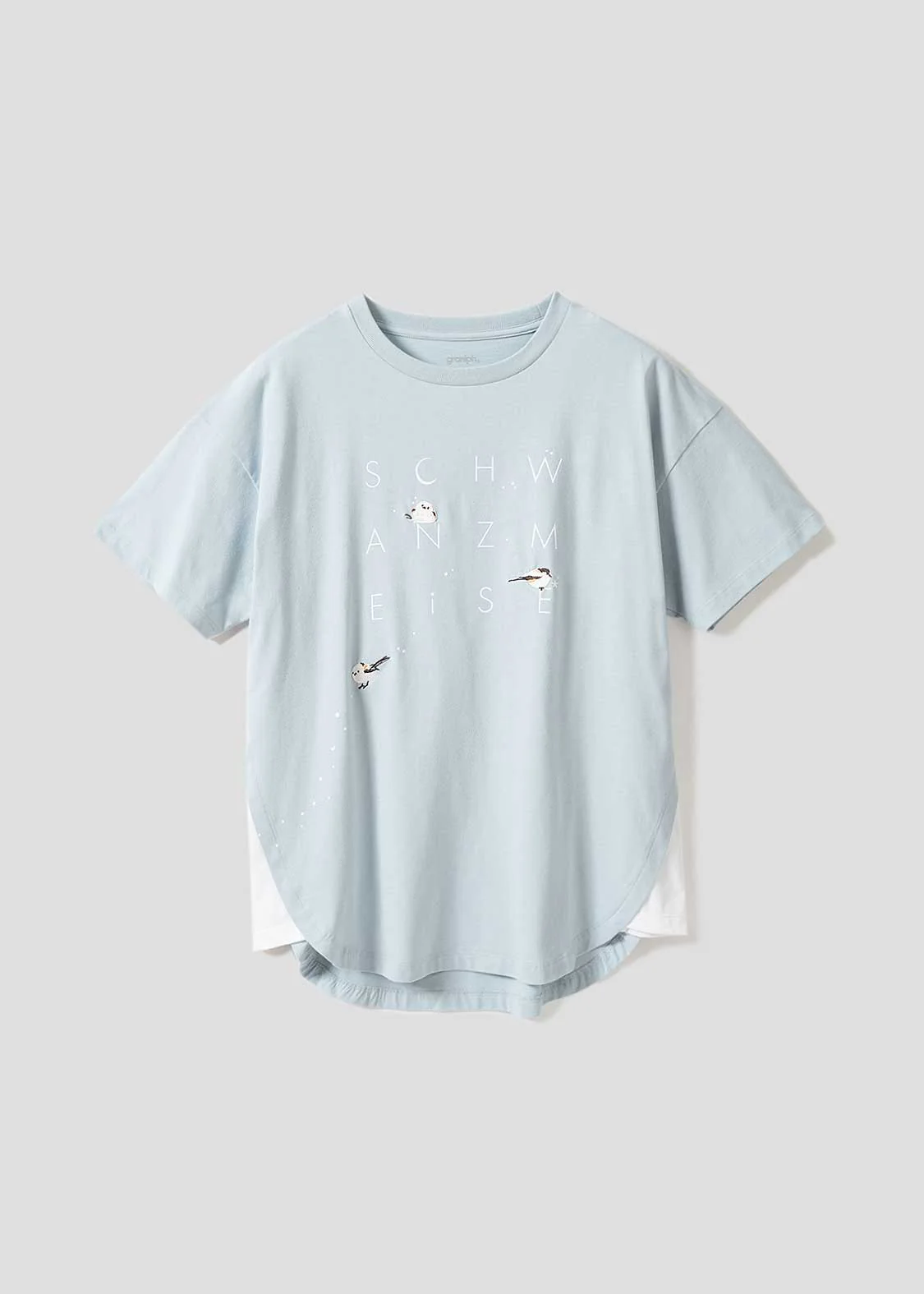 Side Gusset Short Sleeve Tee (Shimaenaga 2)
