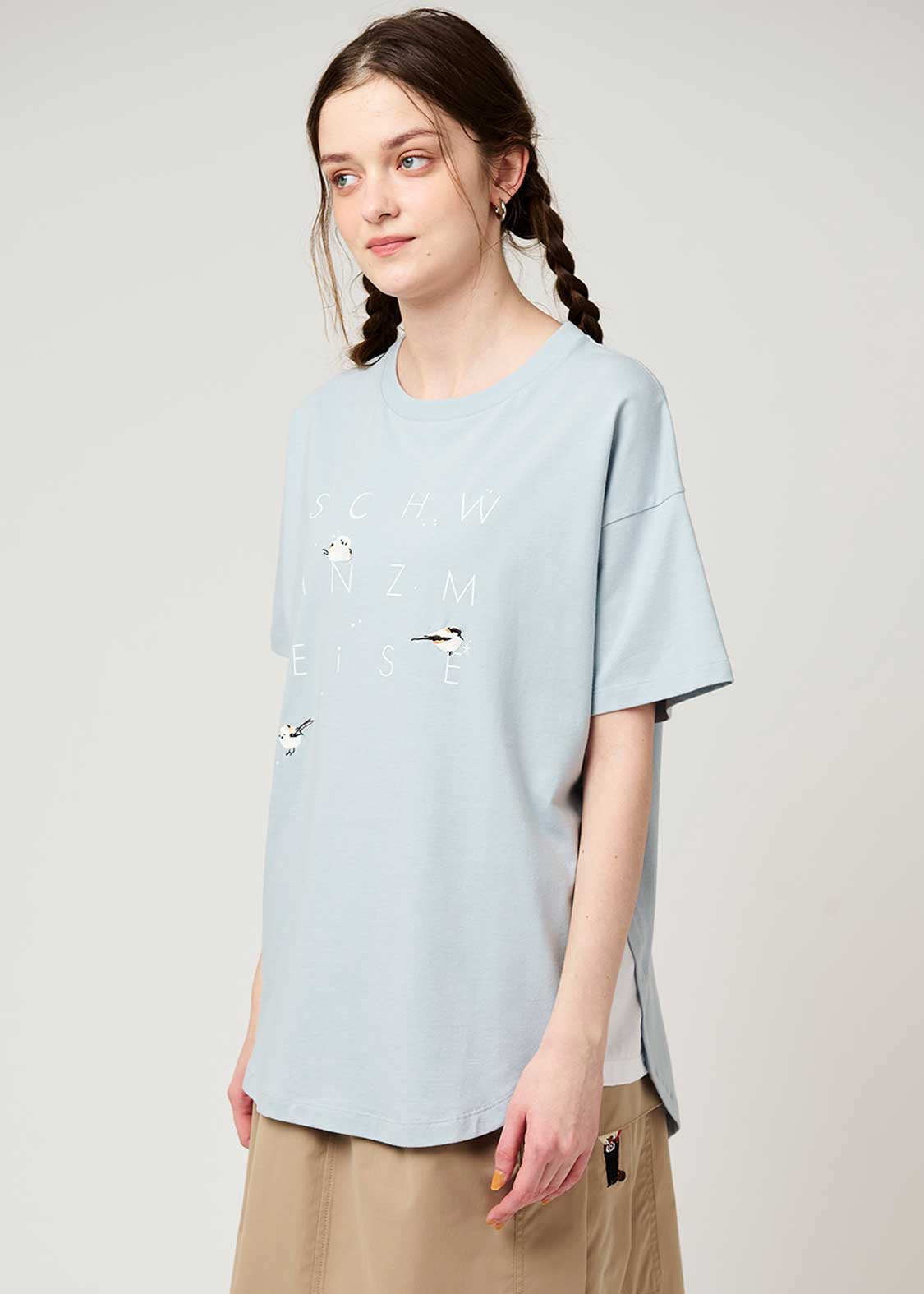 Side Gusset Short Sleeve Tee (Shimaenaga 2) - Image 10