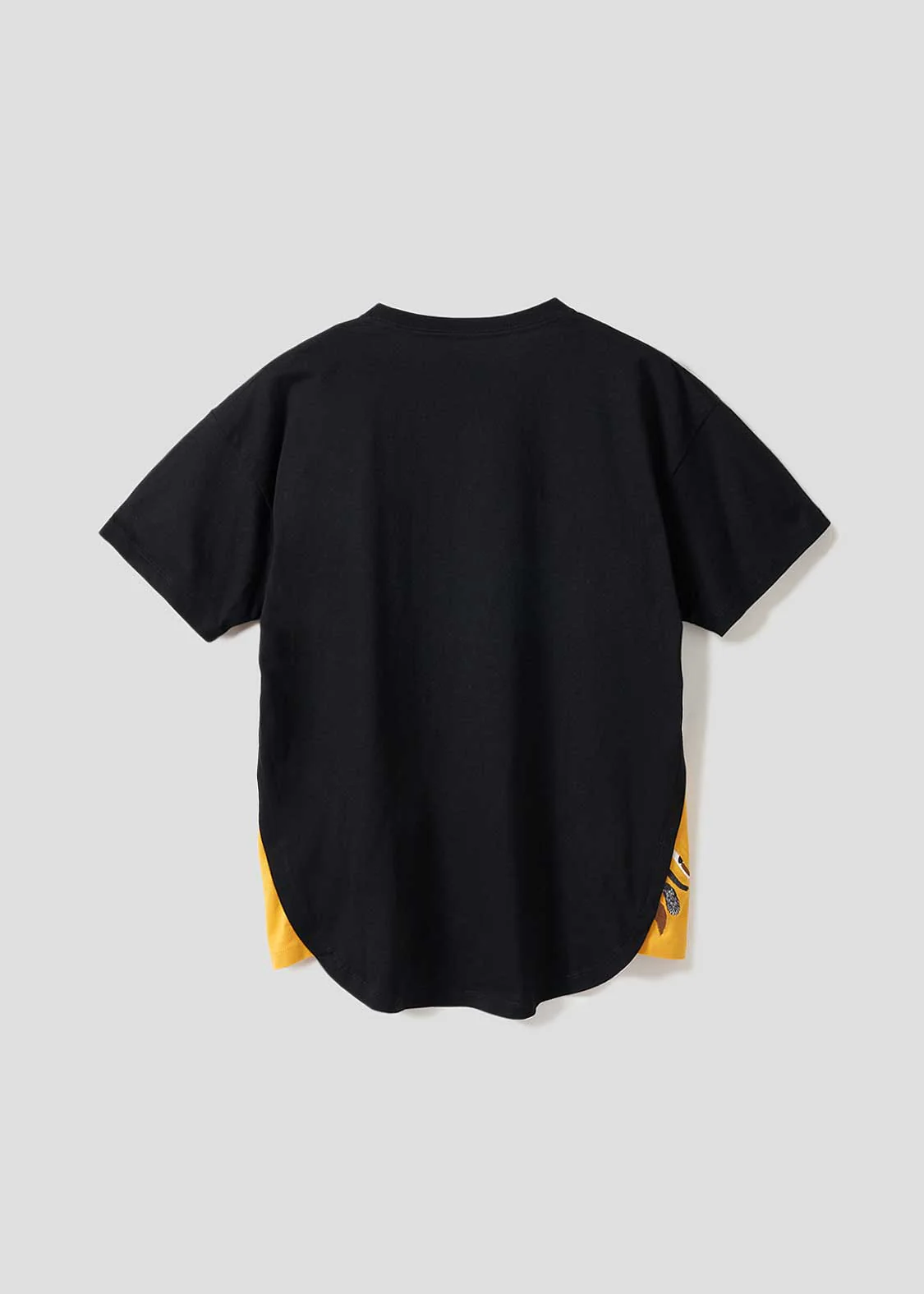 Side Gusset Short Sleeve Tee (THE FOUR CATS Face) - Image 3