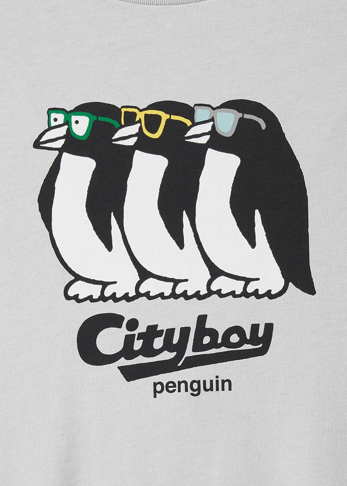 Side Gusset Short Sleeve Tee (City boy Penguin 2) - Image 5