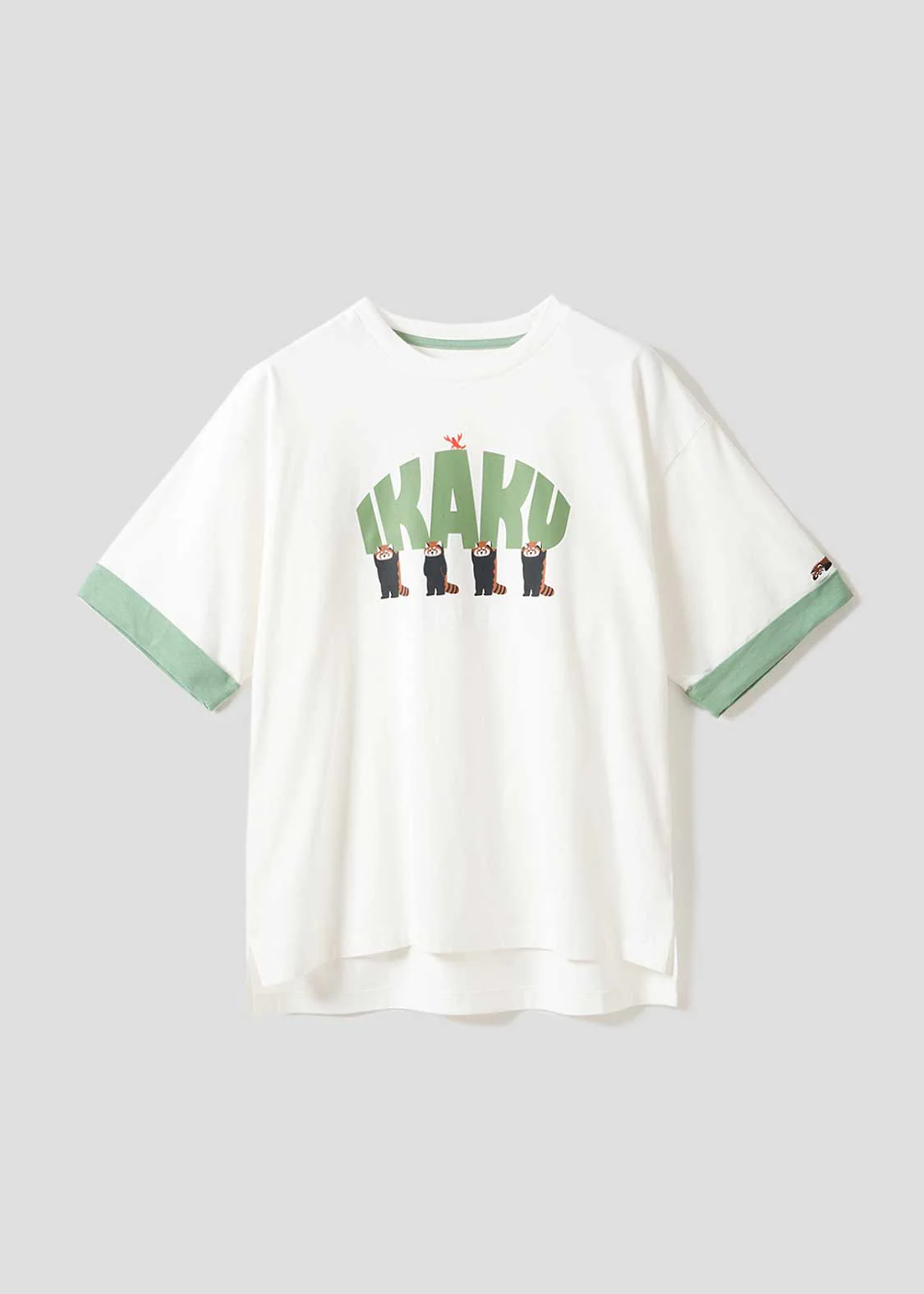 Ikaku Power | Big Silhouette Roll-up T-shirt