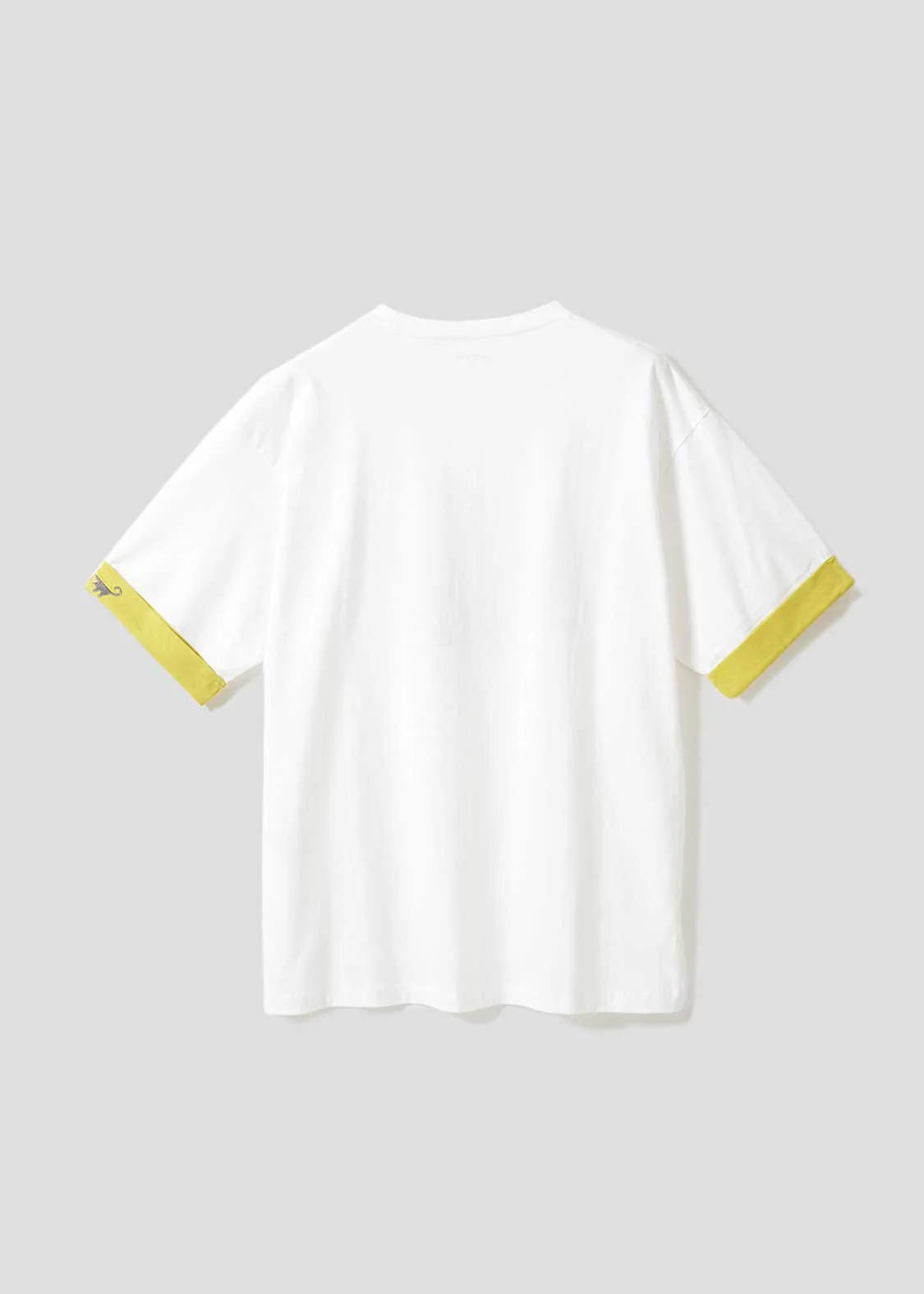 Nagasugiru Inu Tomodachi from Another World | Big Silhouette Roll-up T-shirt - Image 2