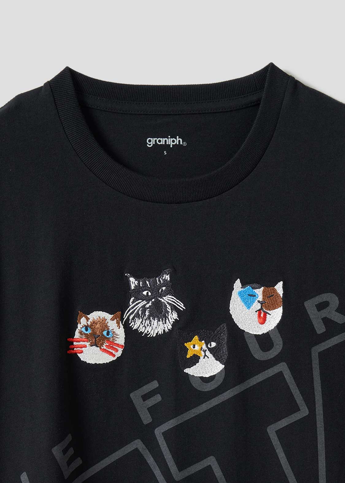 Atelier Tshirt (THE FOUR CATS Face) - Image 4