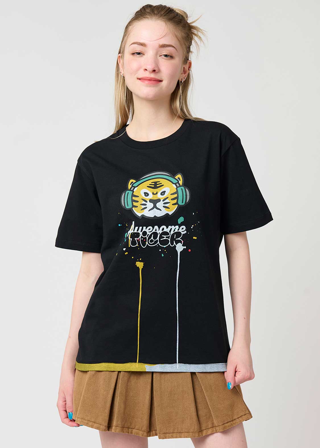 Basic Tshirt (Awesome Tiger Rock Calm) - Image 10