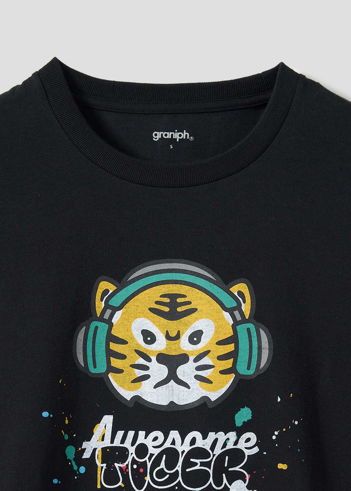 Basic Tshirt (Awesome Tiger Rock Calm) - Image 4
