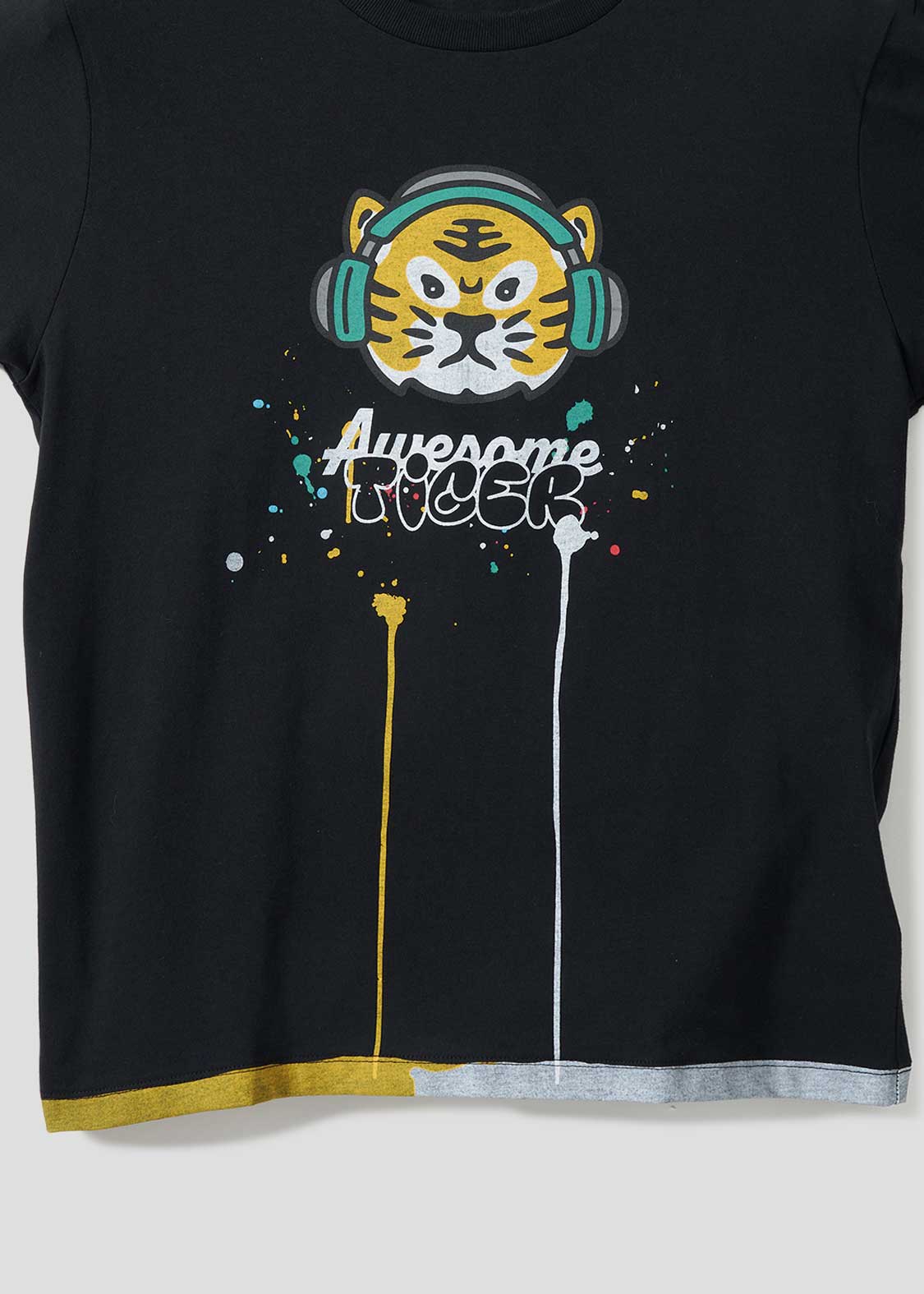 Basic Tshirt (Awesome Tiger Rock Calm) - Image 5