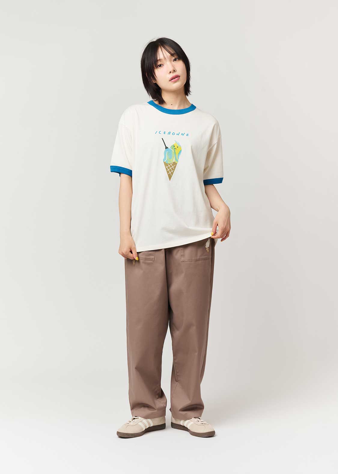 Icebonne | Big Silhouette Trim T-Shirt - Image 10