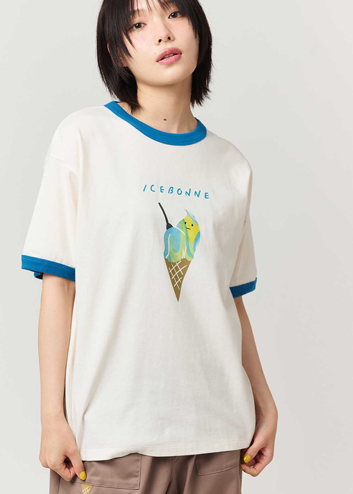 Icebonne | Big Silhouette Trim T-Shirt - Image 6