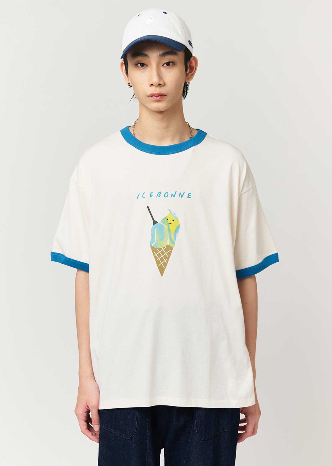 Icebonne | Big Silhouette Trim T-Shirt - Image 7