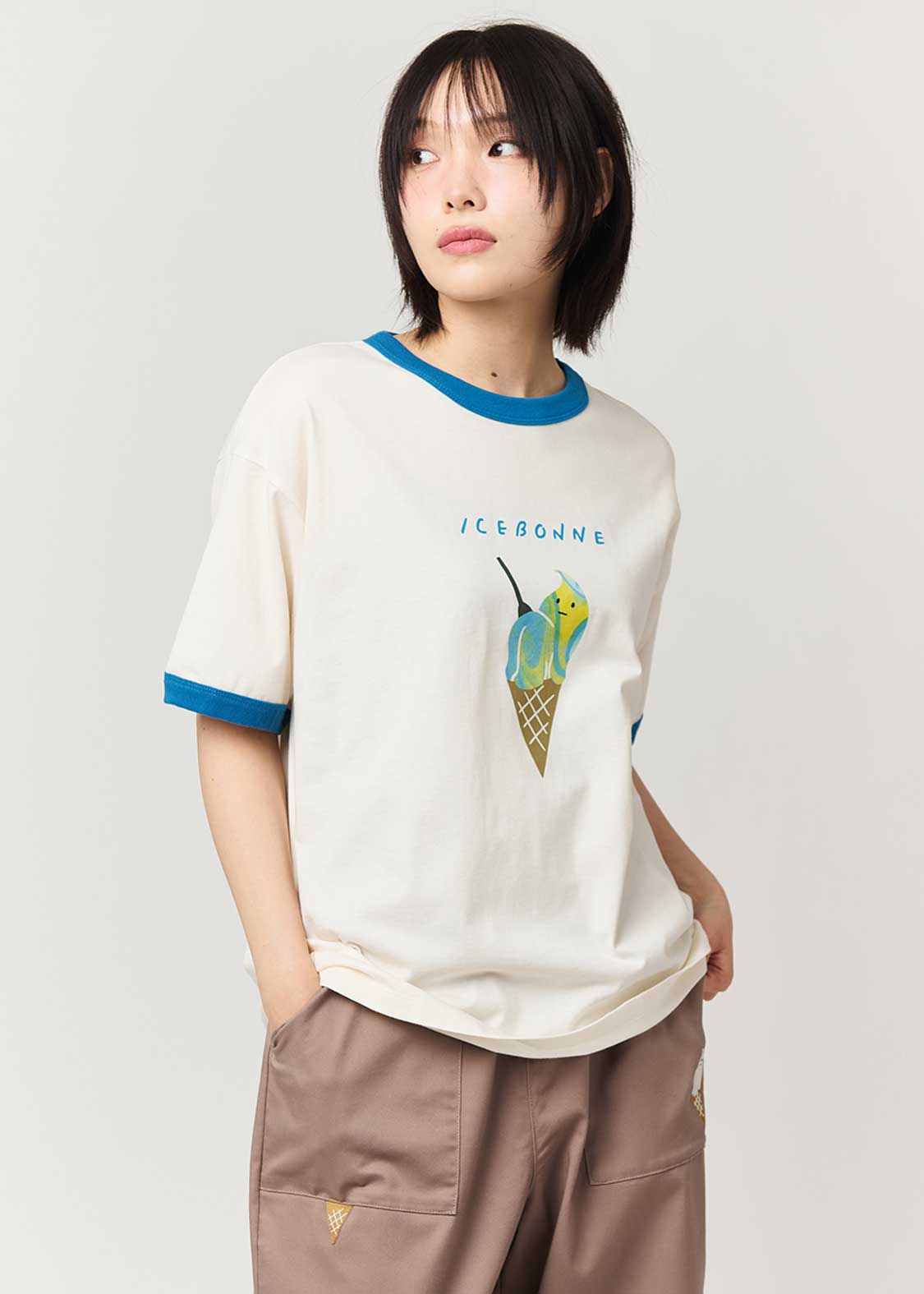 Icebonne | Big Silhouette Trim T-Shirt - Image 9