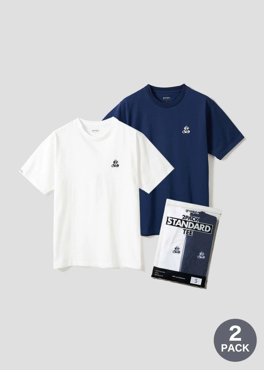 2Pack Icon Tee (Rolling Pandas)
