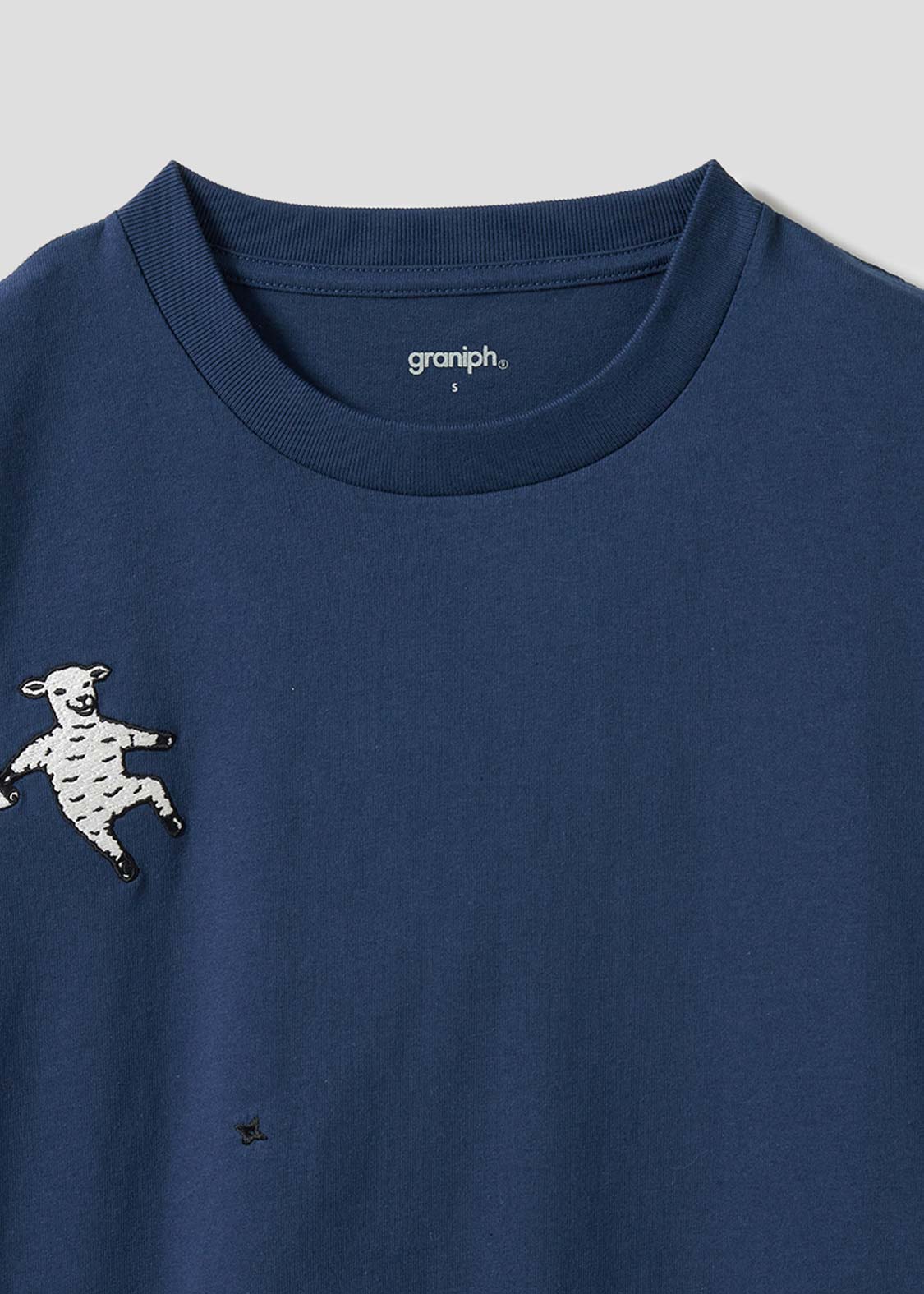 Sea Side Switching Big Silhouette Short Sleeve Tee (Lamb Chop NINJA) - Image 4