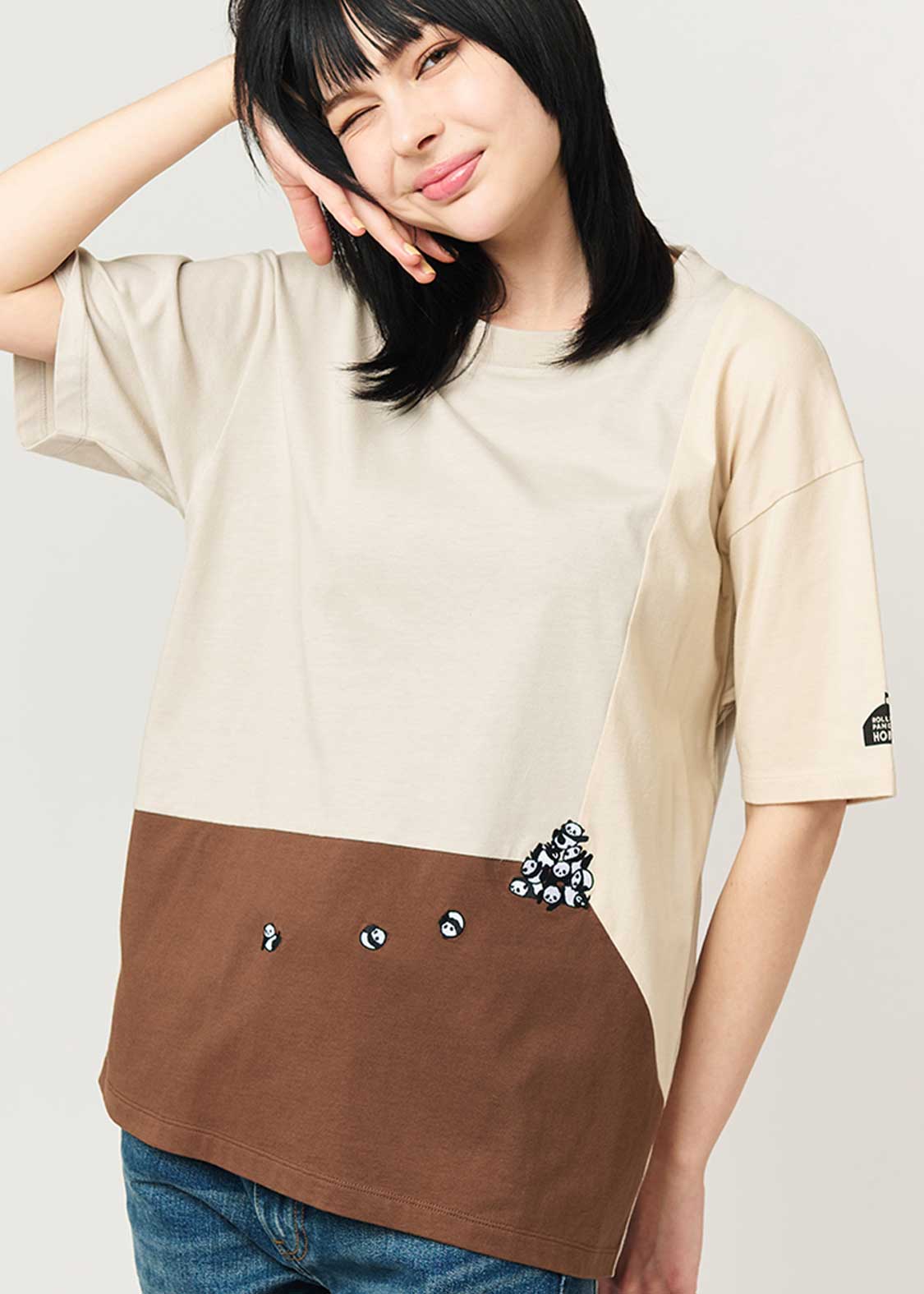 Rolling Pandas | My Home Switching Big Silhouette T-Shirt - Image 6