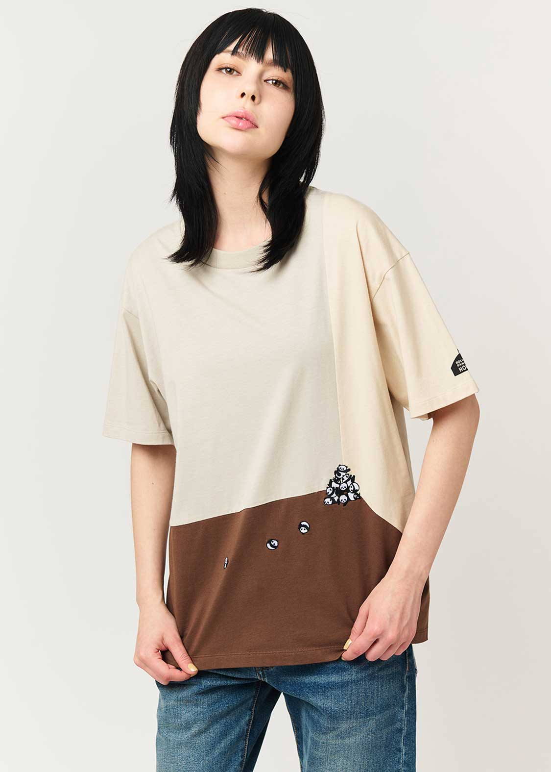 Rolling Pandas | My Home Switching Big Silhouette T-Shirt - Image 9