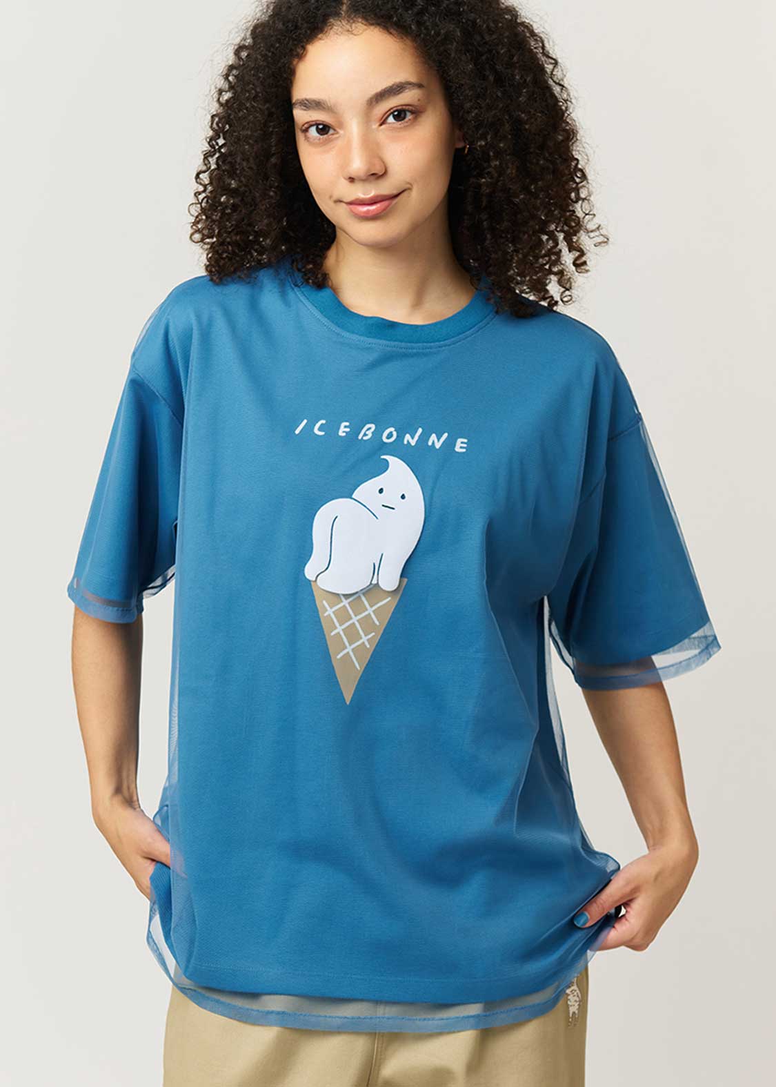 Icebonne | Layered Sheer T-Shirt - Image 6