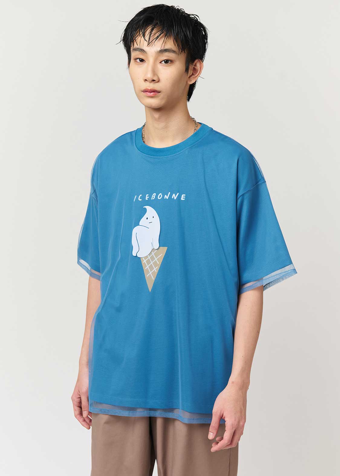 Icebonne | Layered Sheer T-Shirt - Image 7