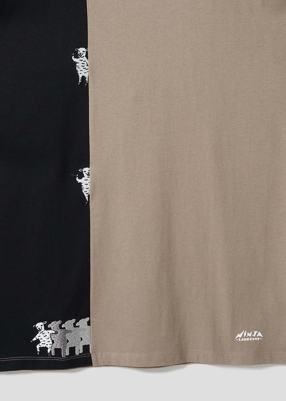 Big Silhouette Short Sleeve Tshirt (Lamb Chop NINJA) - Image 5