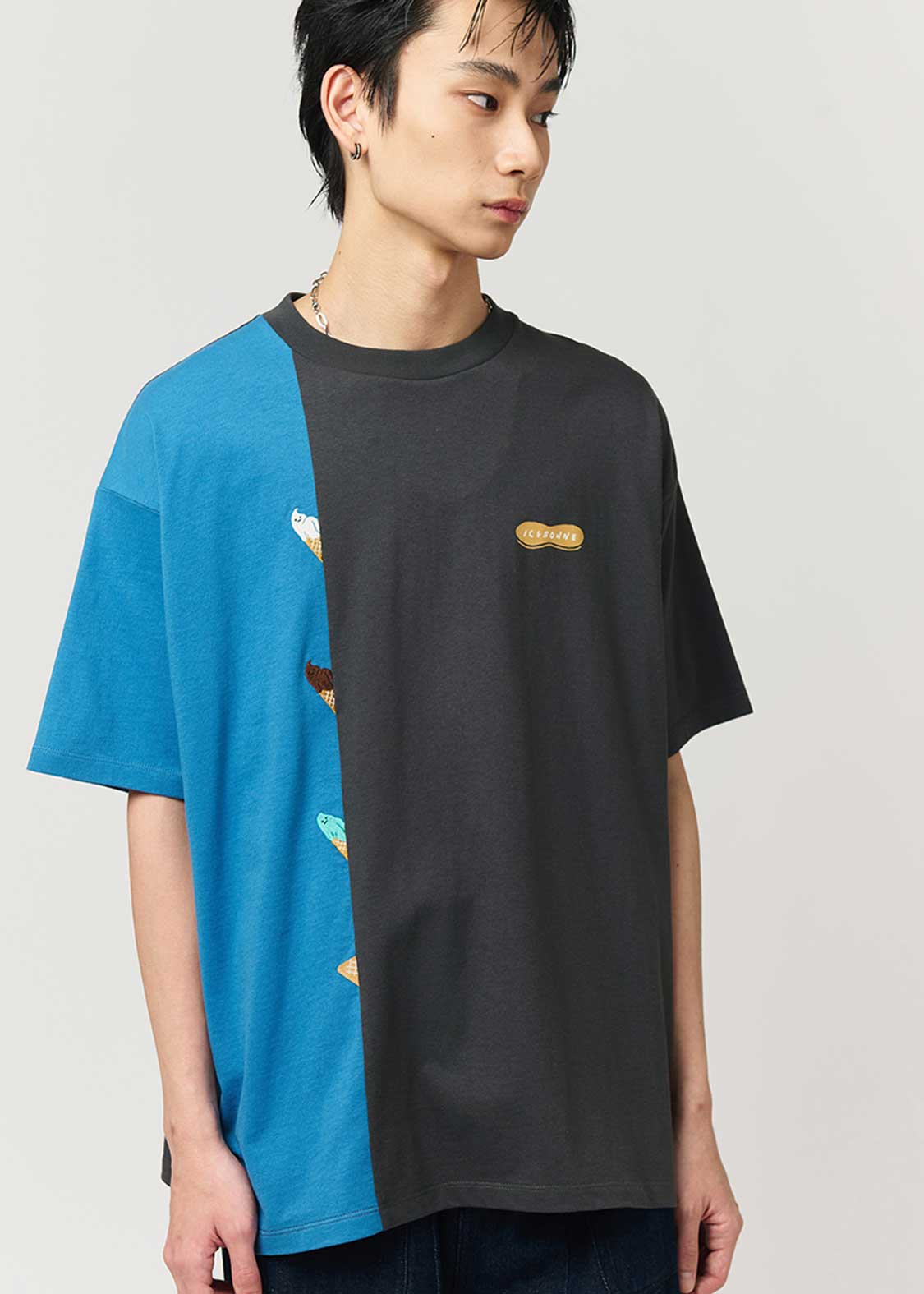 Icebonne | Hello Switching Big Silhouette T-Shirt - Image 6