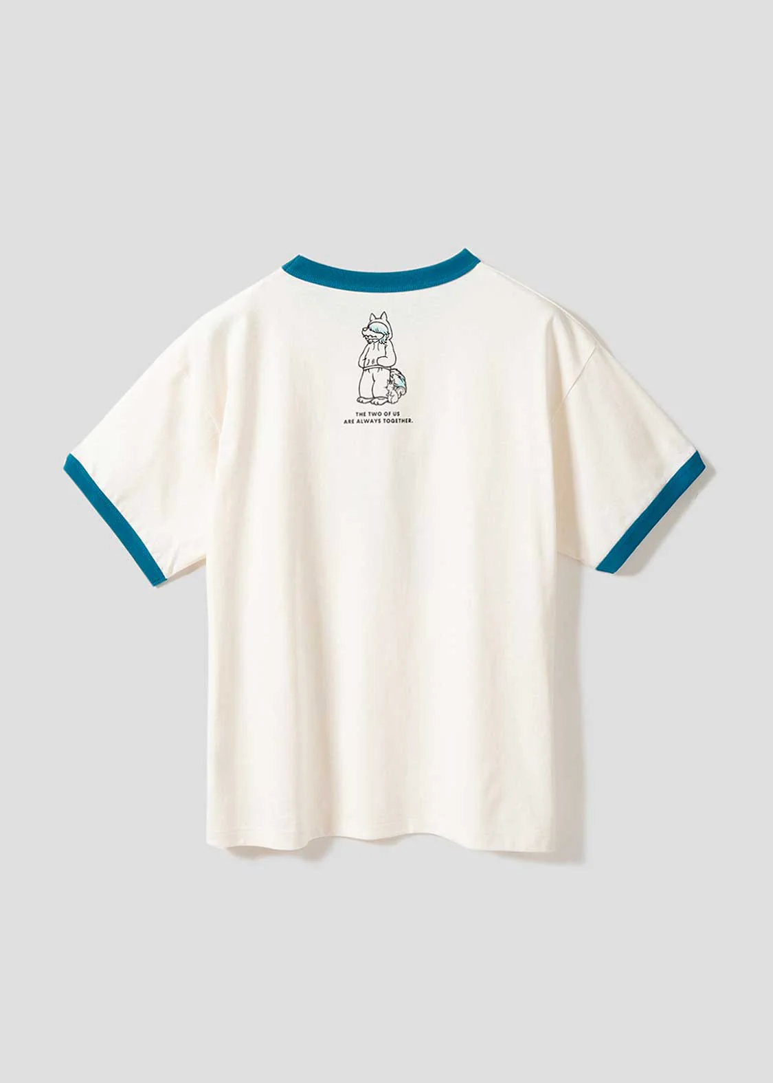 Shonen Wolf | Big Silhouette Trim T-Shirt - Image 2