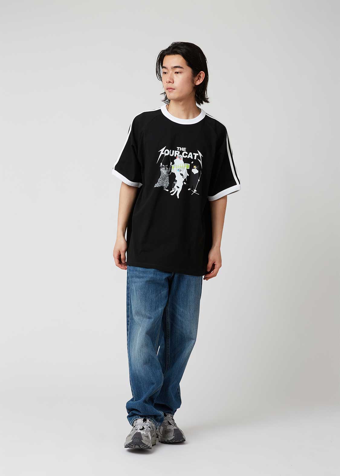 The Four Cats Band | Line T-Shirt - Image 8