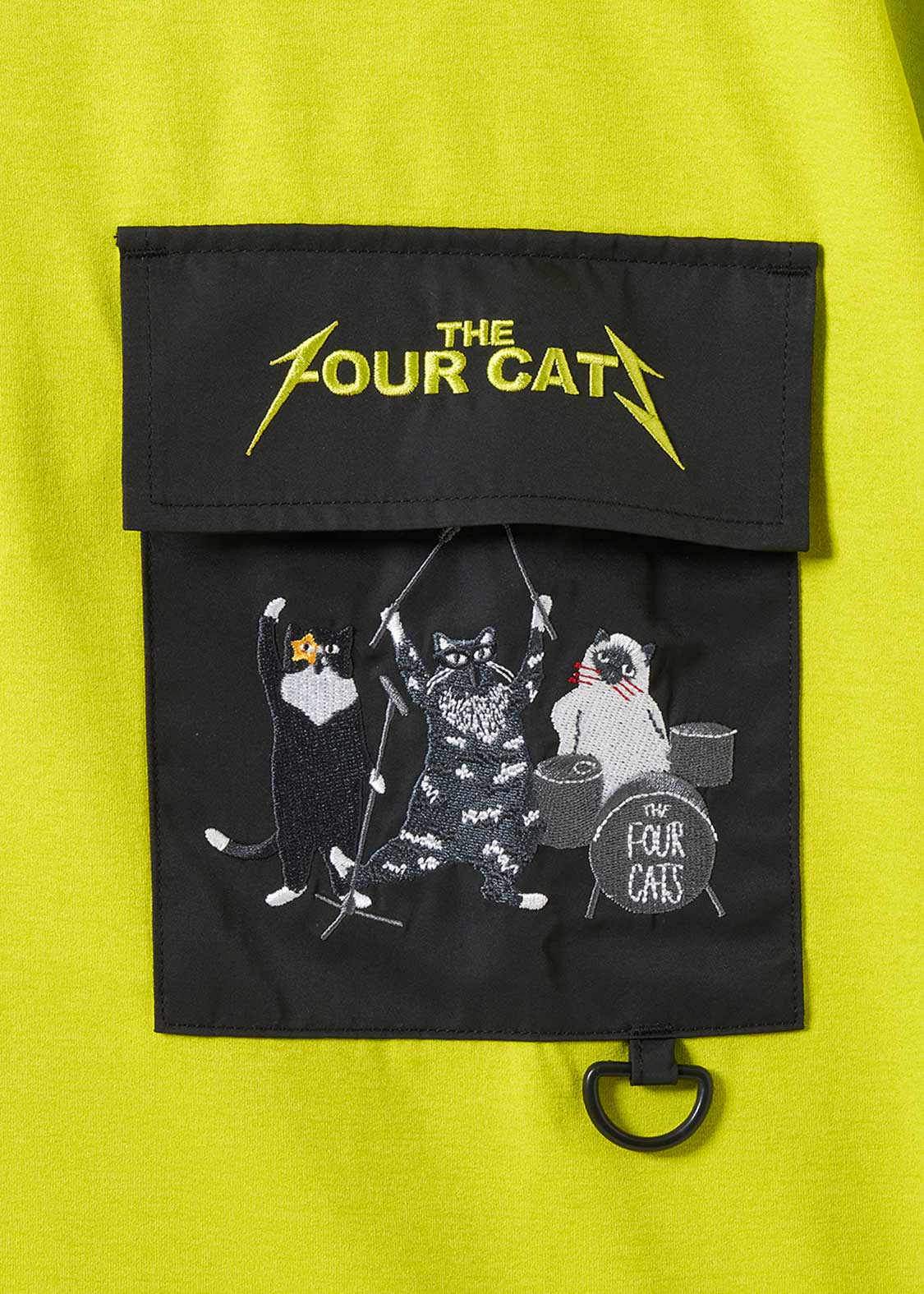 The Four Cats Band | Dry Big Silhouette T-Shirt - Image 4