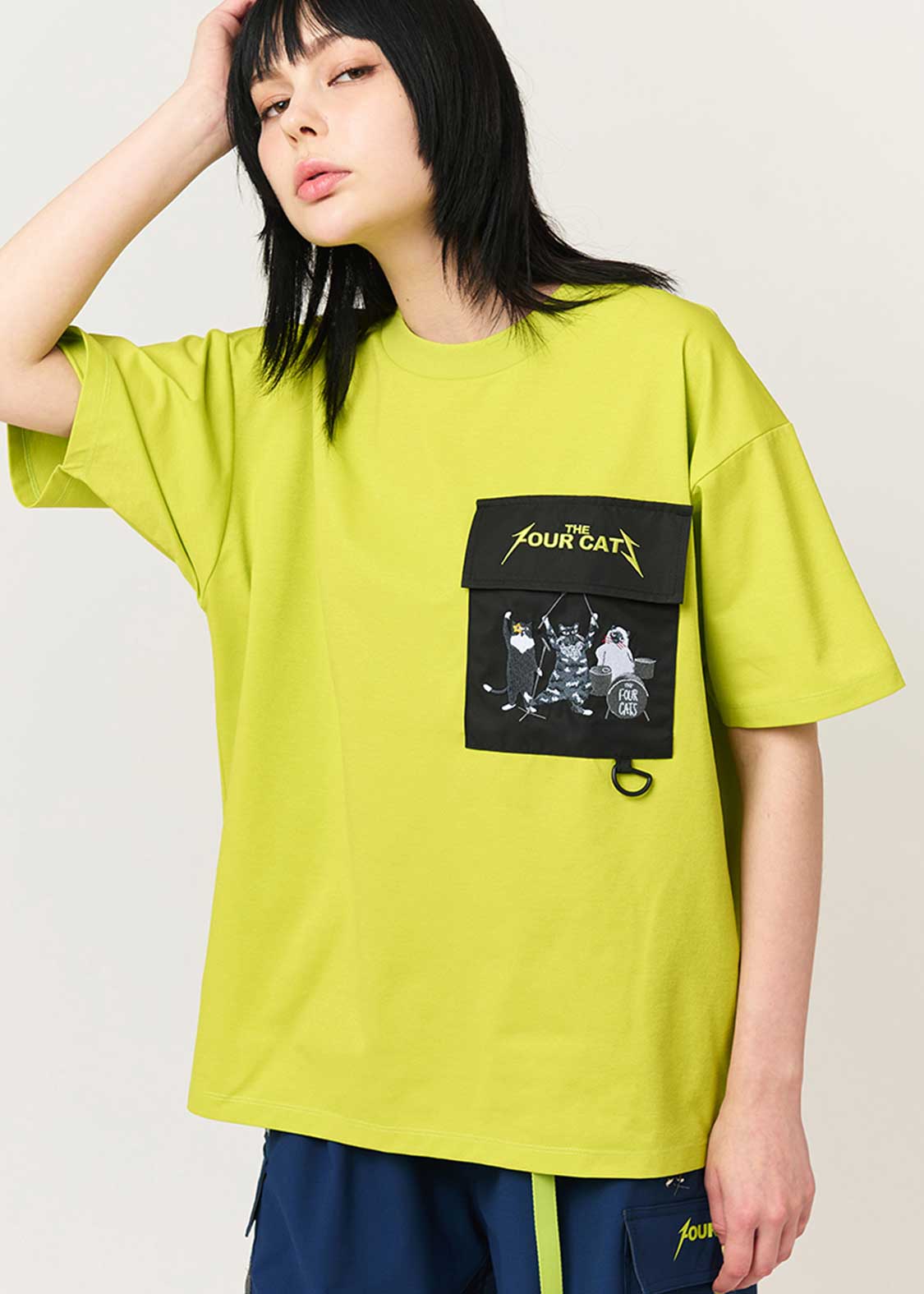 The Four Cats Band | Dry Big Silhouette T-Shirt - Image 6