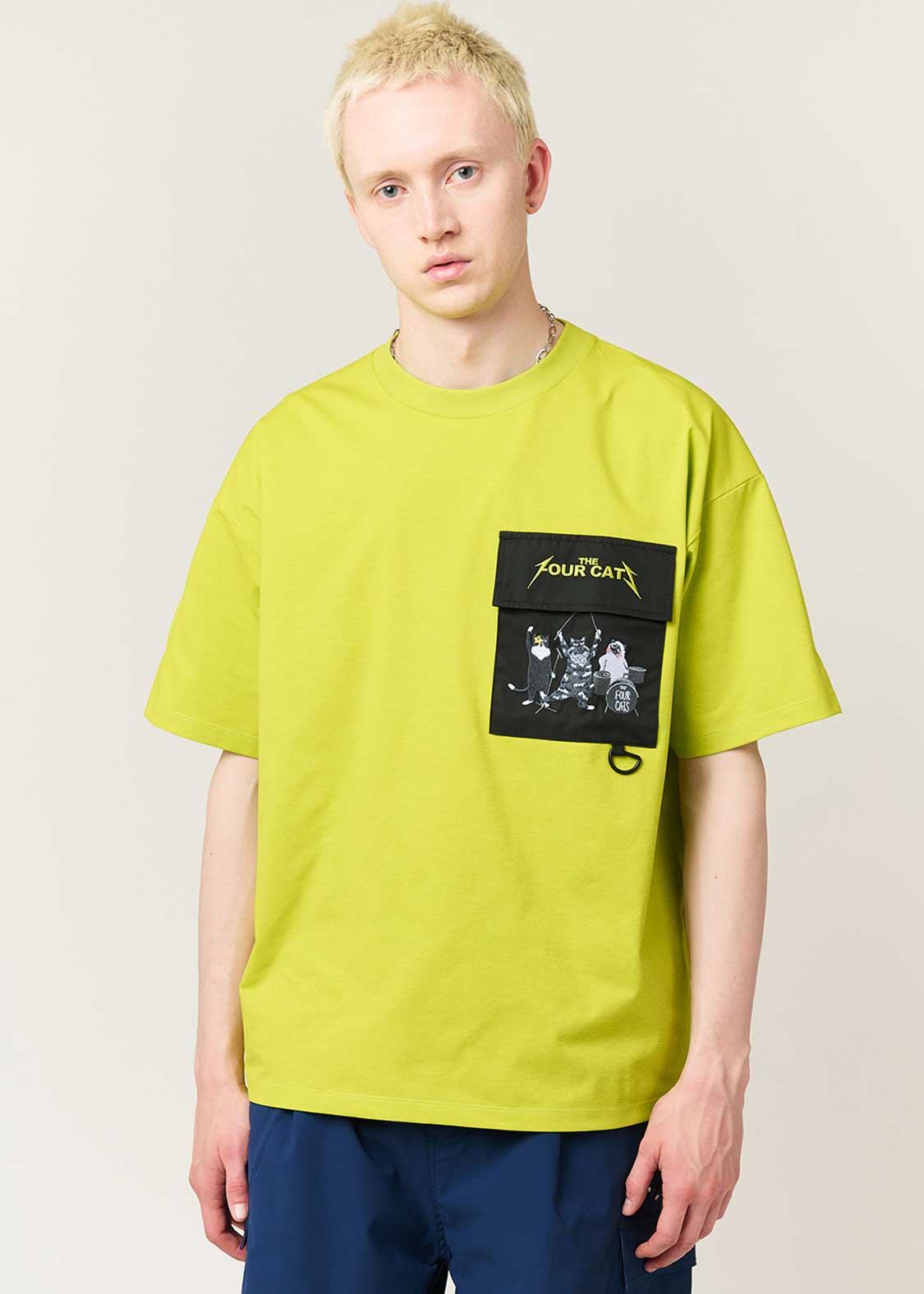 The Four Cats Band | Dry Big Silhouette T-Shirt - Image 7