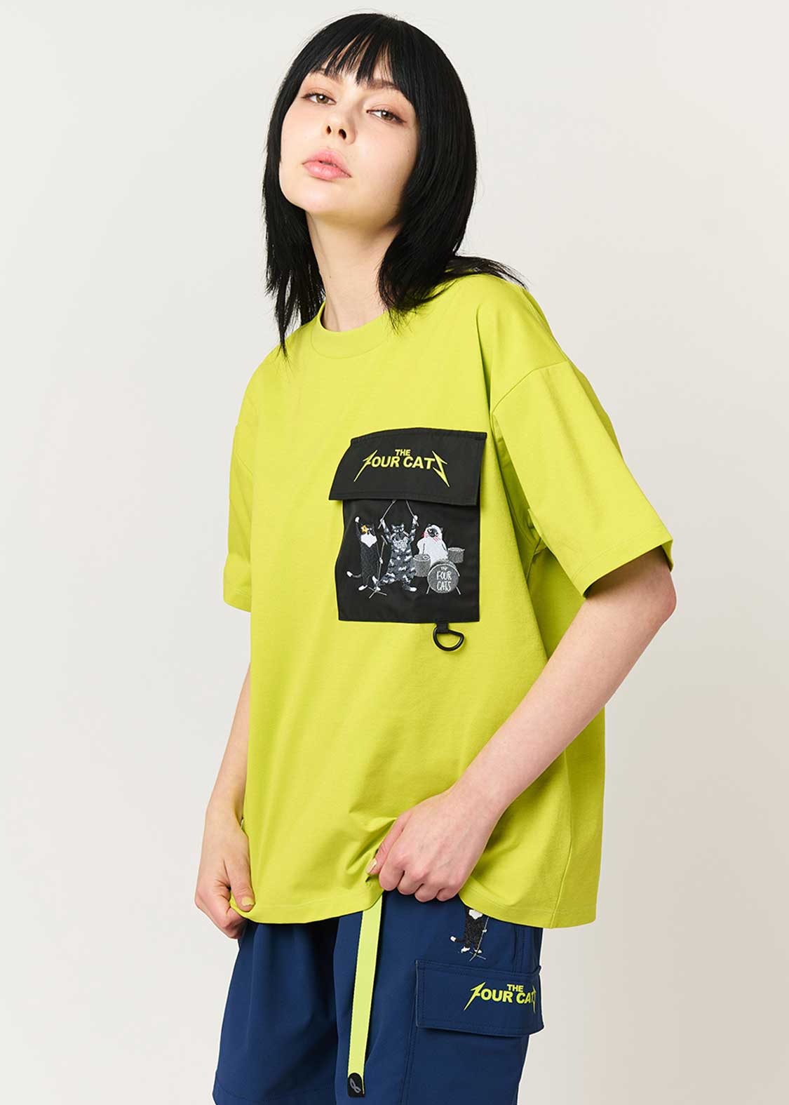 The Four Cats Band | Dry Big Silhouette T-Shirt - Image 9
