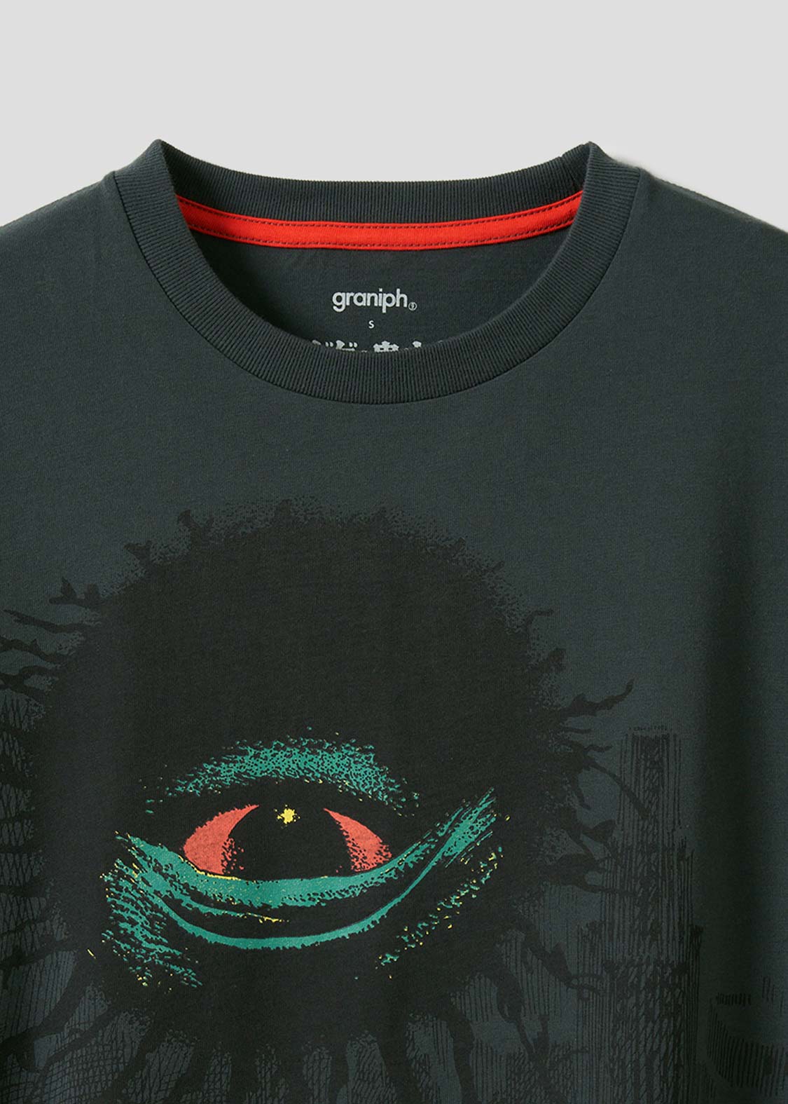 Shigeru Mizuki Big Silhouette Half Sleeve Tee (Shigeru Mizuki_Backbeard) - Image 4
